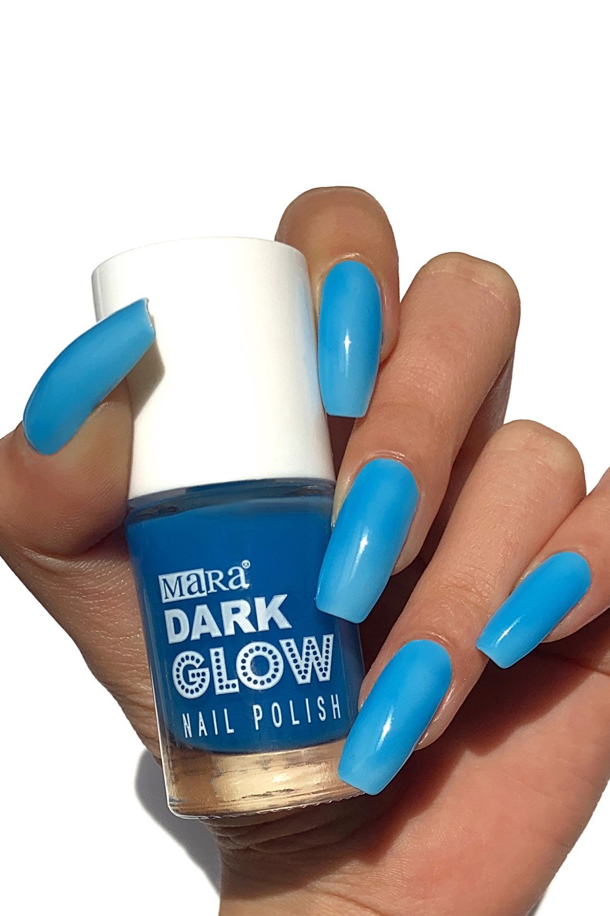 Mara Dark Glow Karanlıkta Parlayan Oje Blue