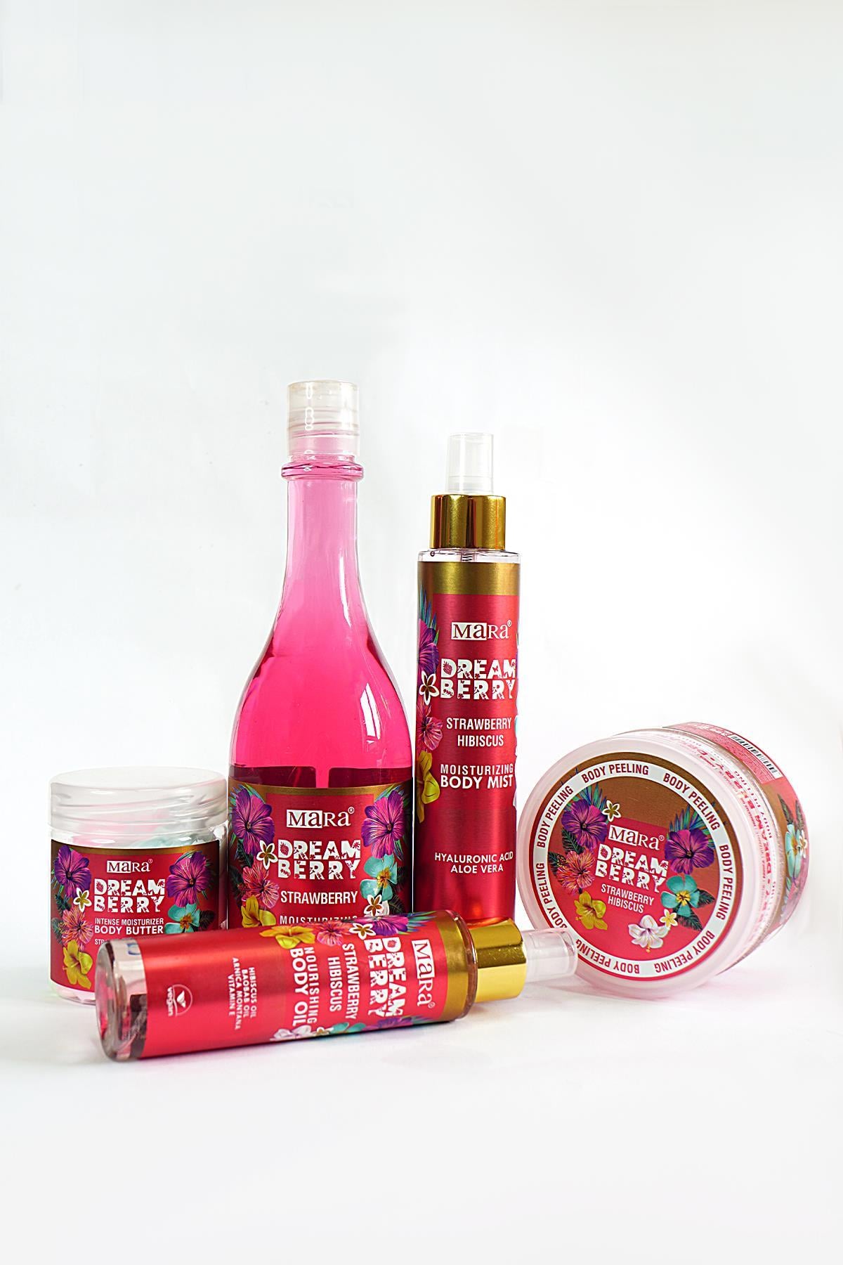Mara Dreamberry Çilek 5'li Vücut & Cilt Bakım Seti