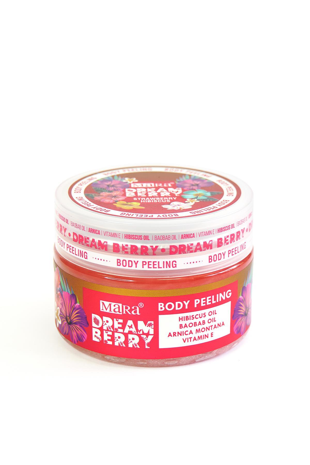 Mara Dreamberry Değerli Yağlar İçeren Çilek Vücut Peeling 300gr