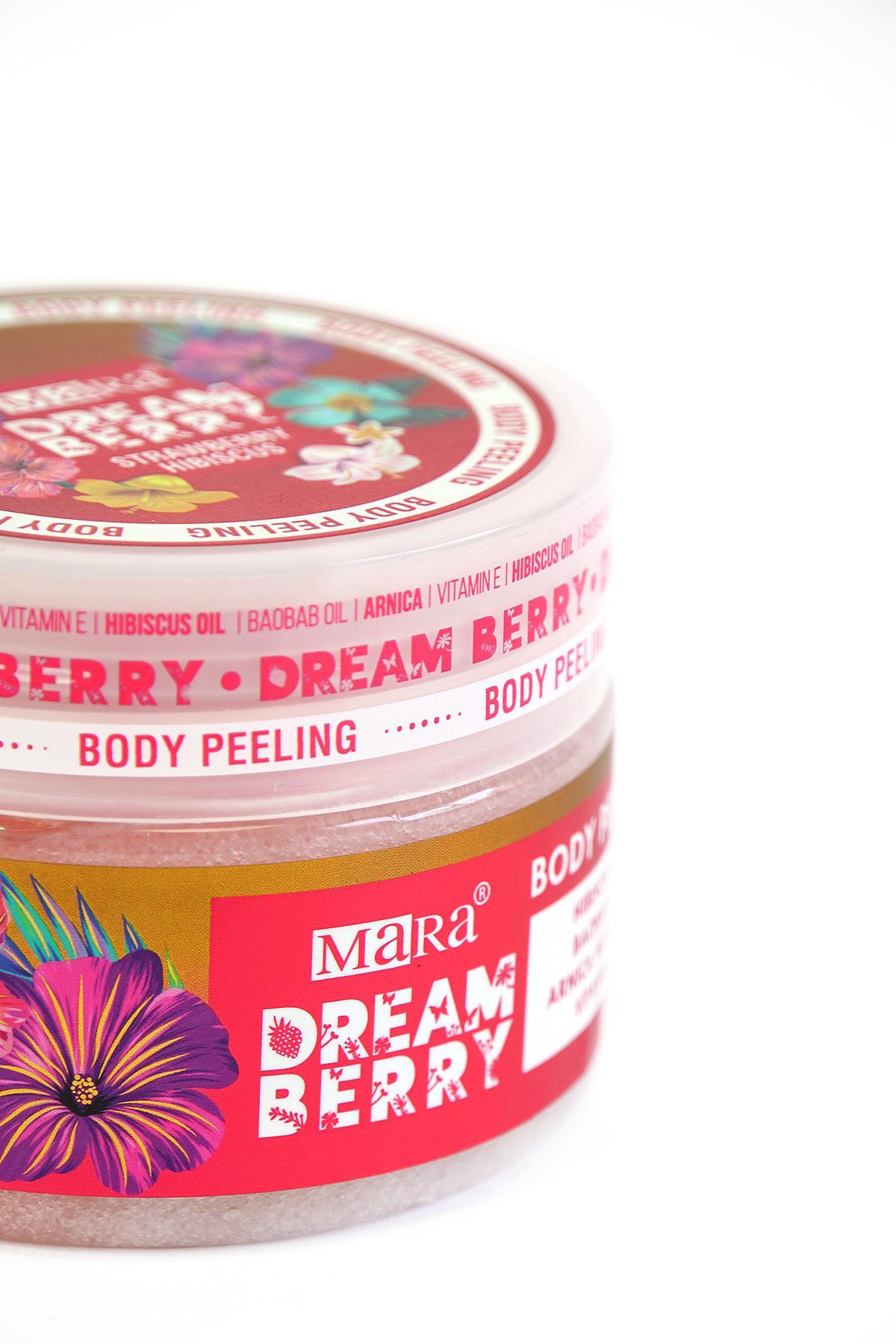 Mara Dreamberry Değerli Yağlar İçeren Çilek Vücut Peeling 300gr