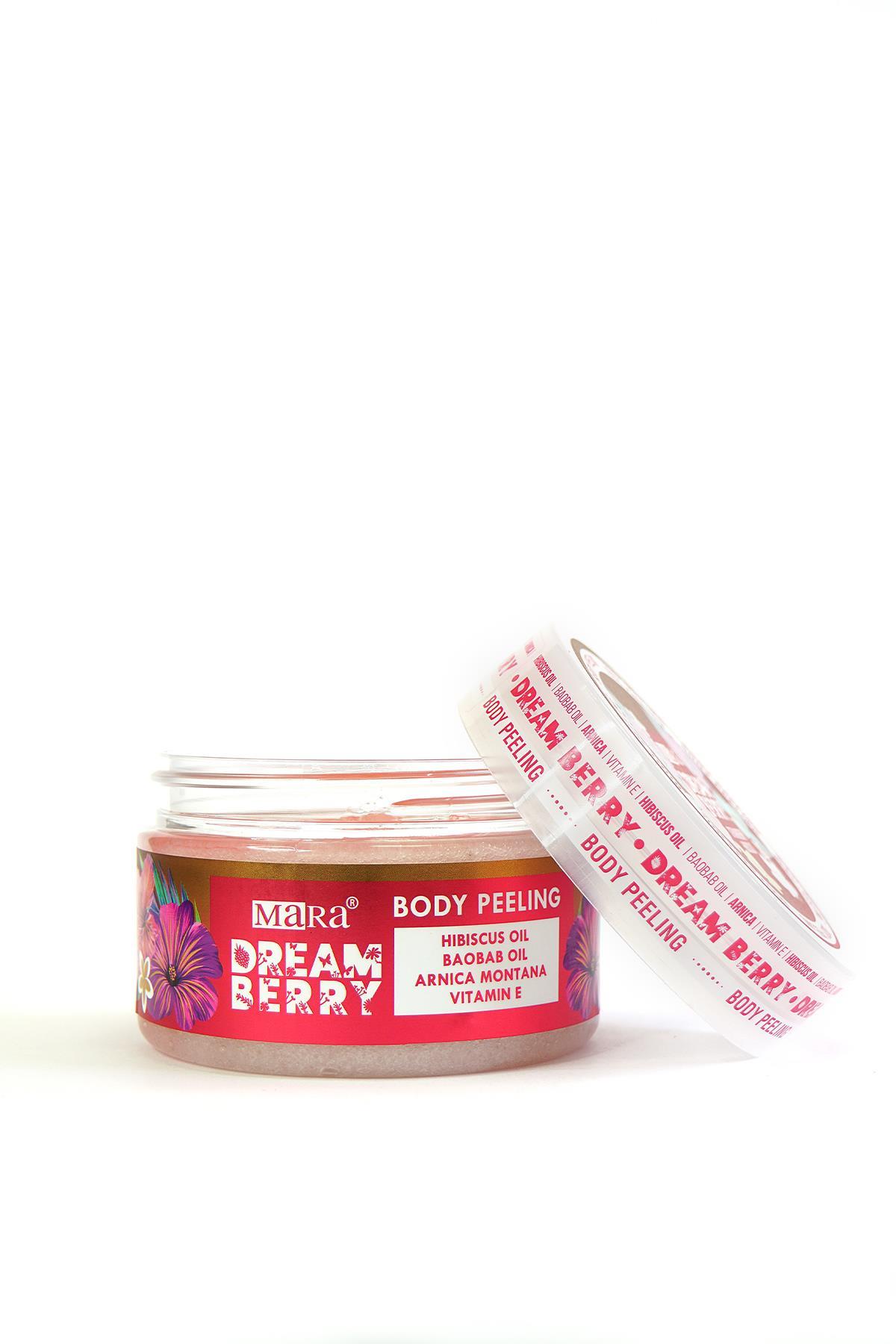 Mara Dreamberry Değerli Yağlar İçeren Çilek Vücut Peeling 300gr