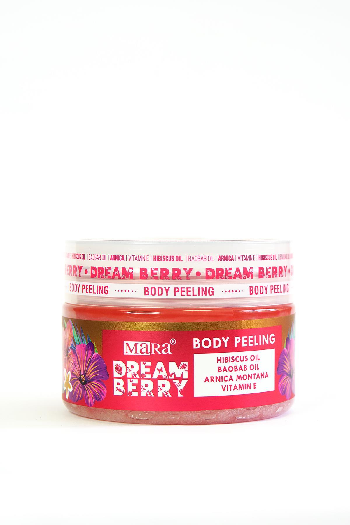 Mara Dreamberry Değerli Yağlar İçeren Çilek Vücut Peeling 300gr