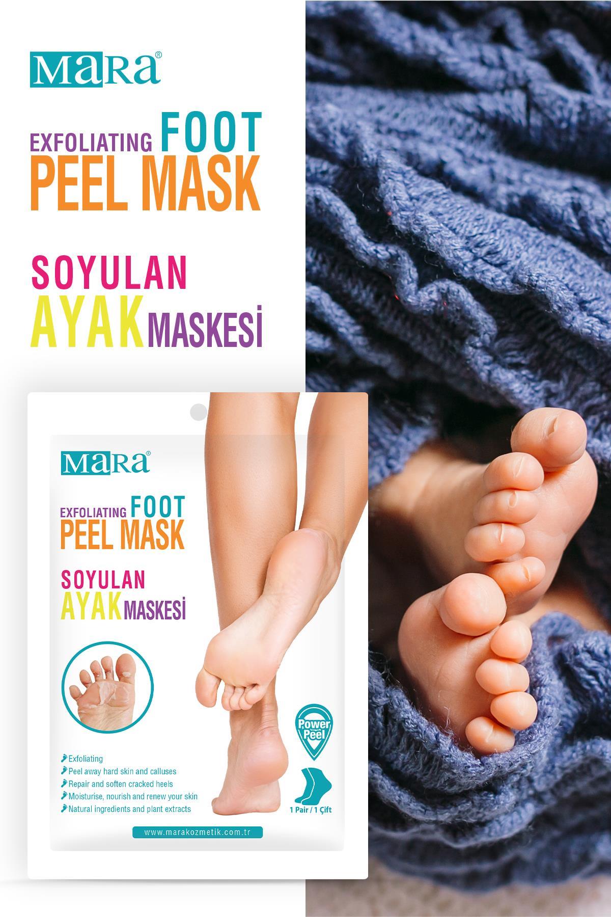 Mara Exfoliating Foot Peel Mask Soyulan Ayak Maskesi