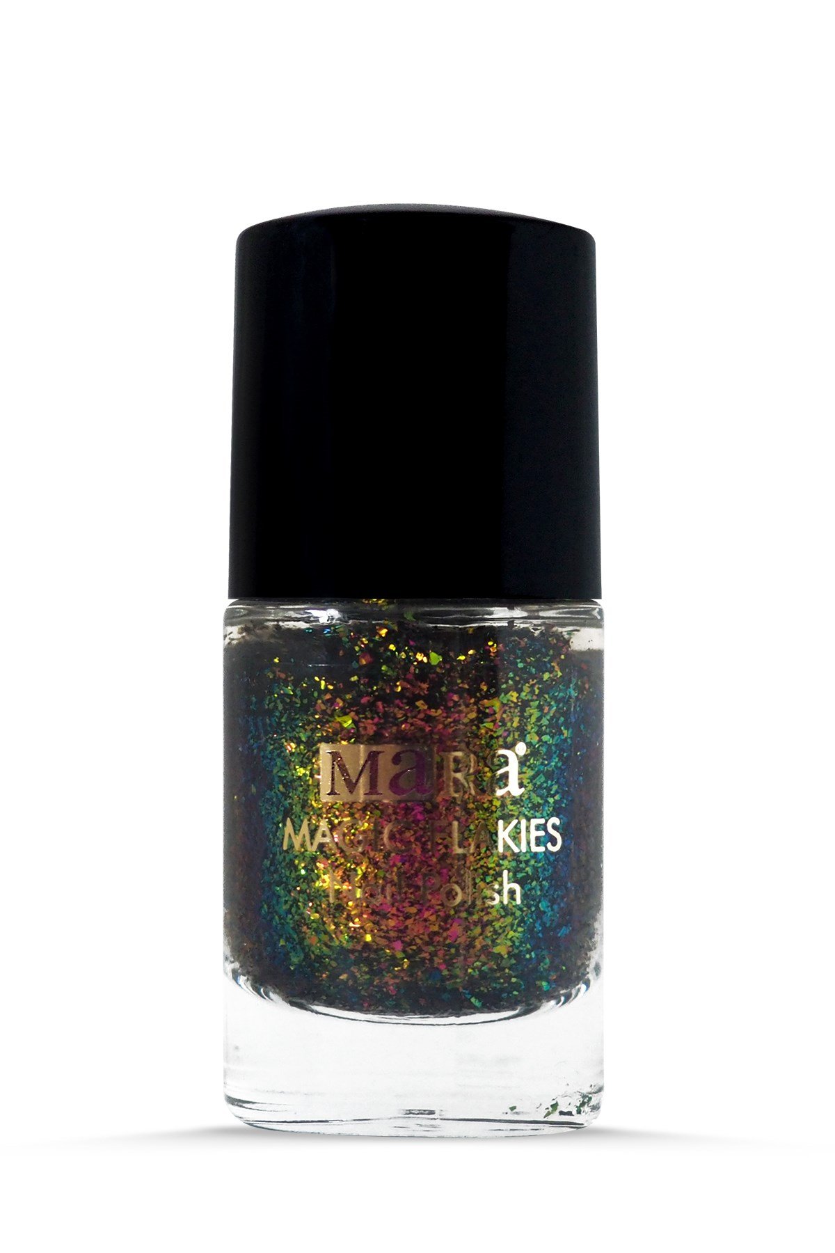 Mara Flakies Nail Polish Oje Pink - Gold - Green
