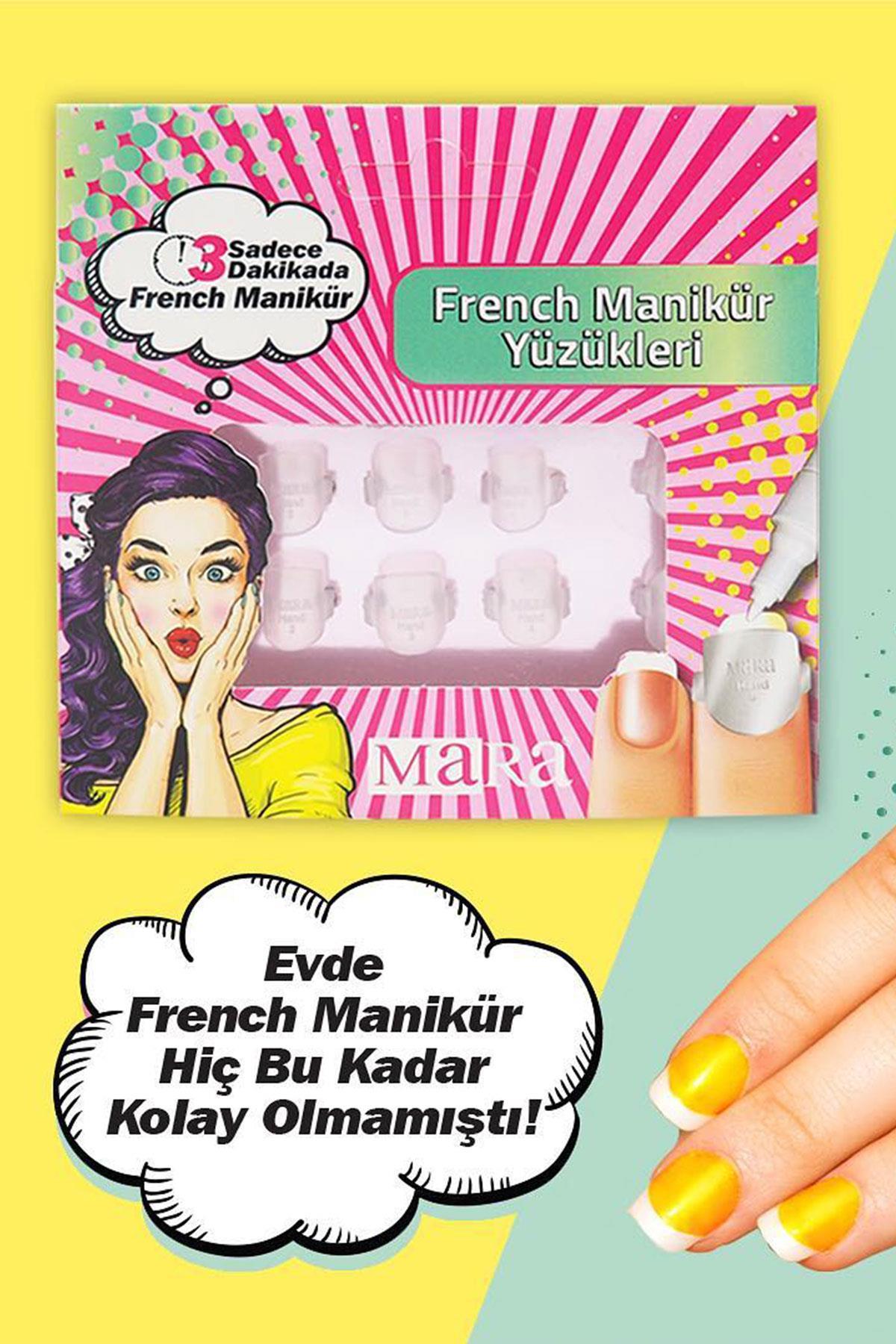 Mara French Manikür Yüzükleri Klasik Model