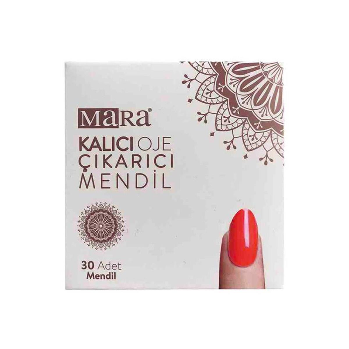 Mara Kalıcı Oje Çıkarıcı Asetonlu Mendil