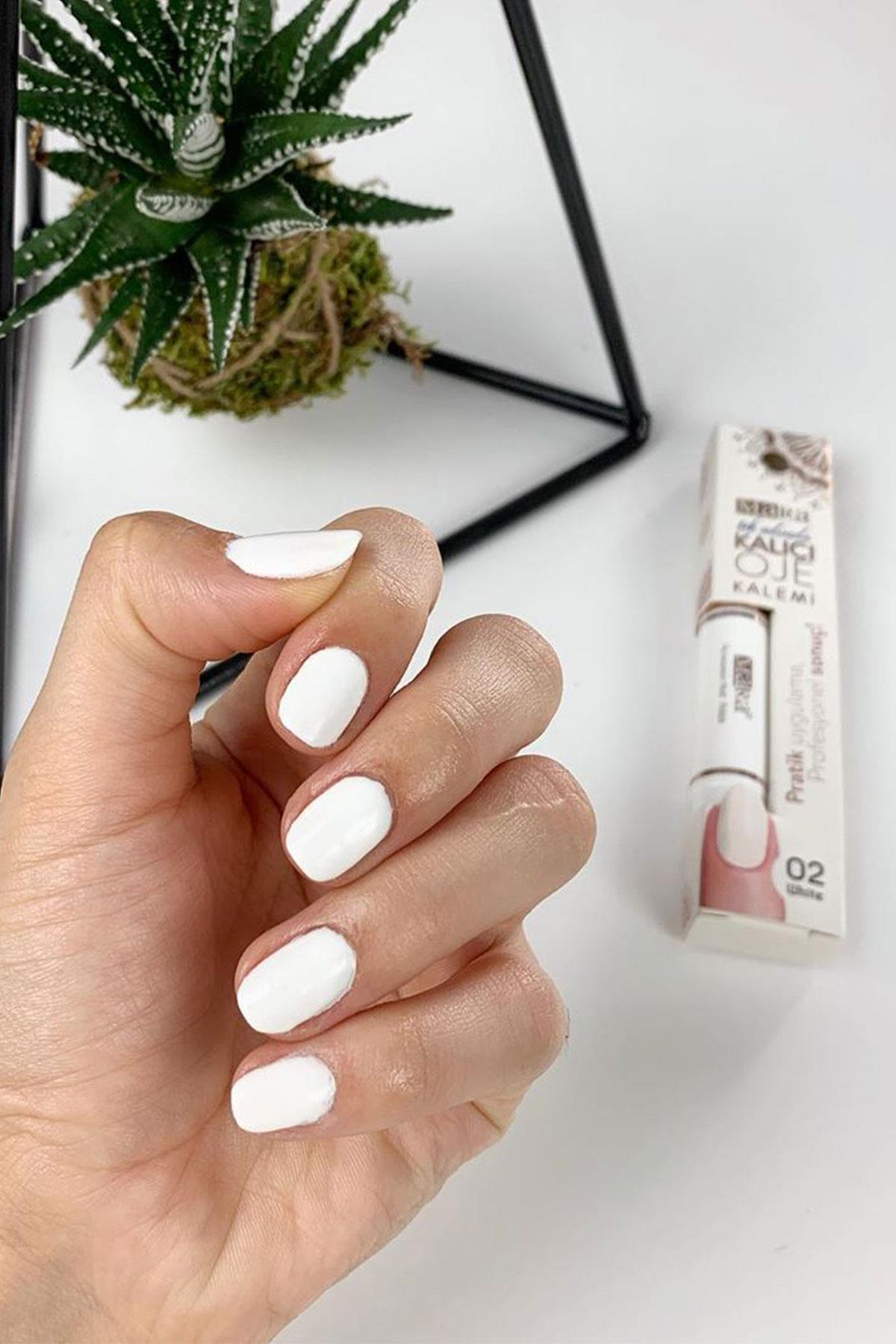Mara Kalıcı Oje Kalemi 02 White