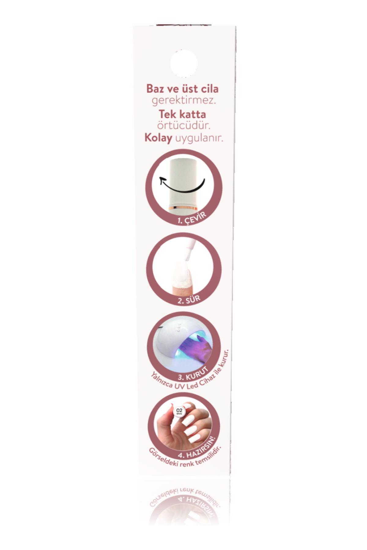 Mara Kalıcı Oje Kalemi 02 White