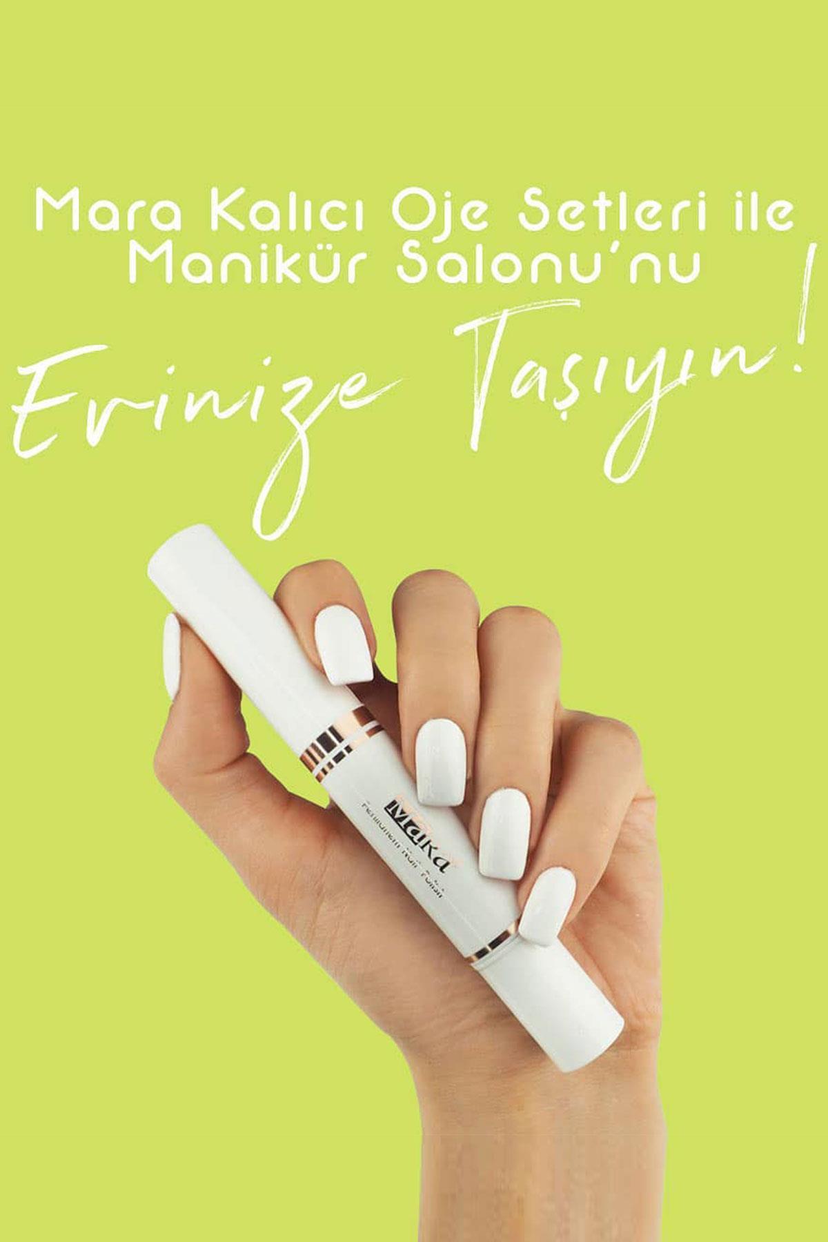 Mara Kalıcı Oje Kalemi 02 White