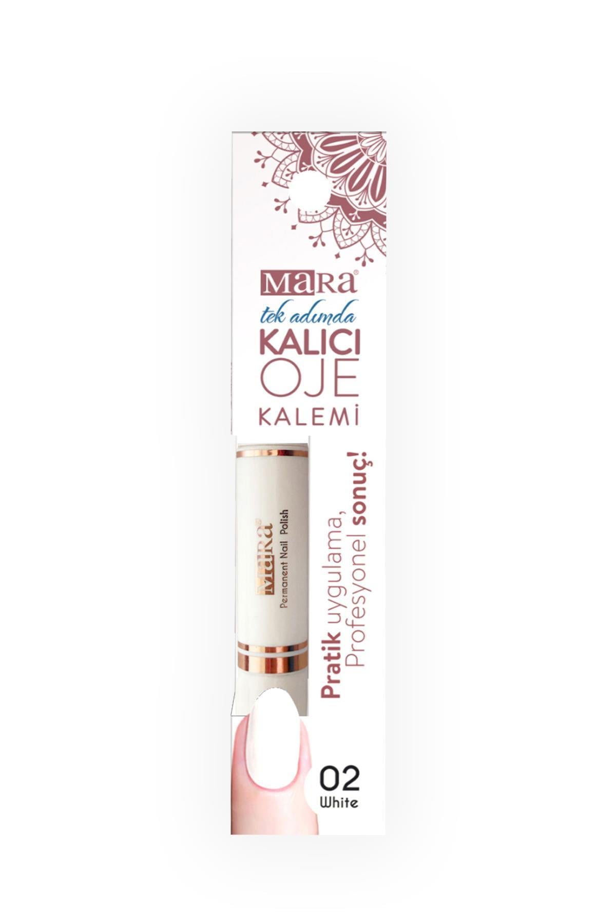 Mara Kalıcı Oje Kalemi 02 White