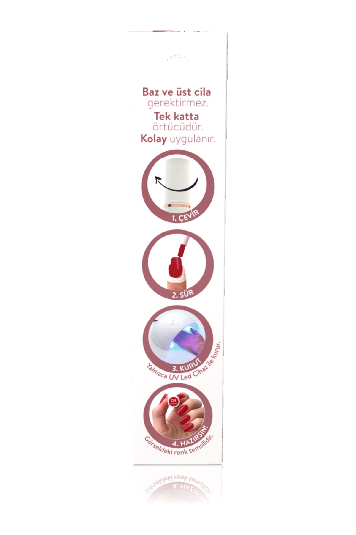Mara Kalıcı Oje Kalemi 09 Burgundy