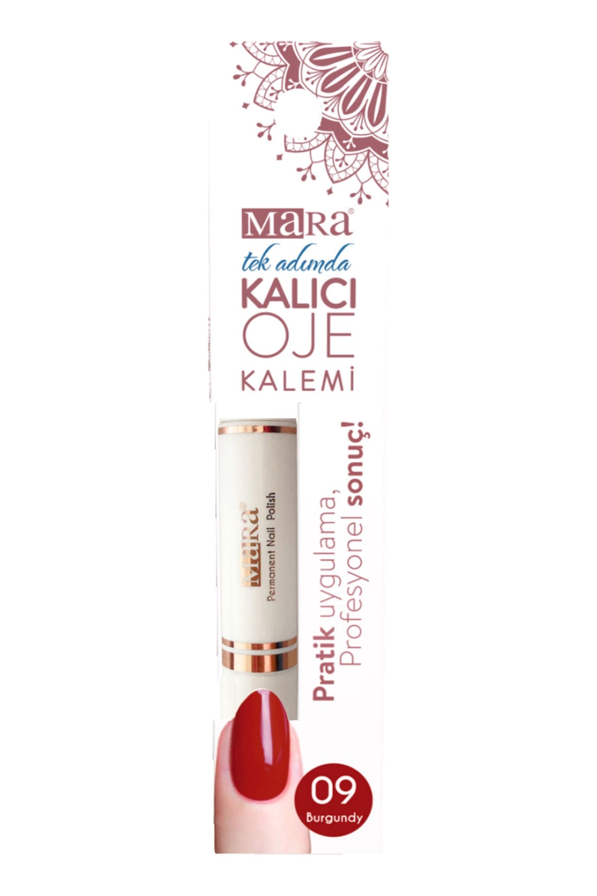Mara Kalıcı Oje Kalemi 09 Burgundy