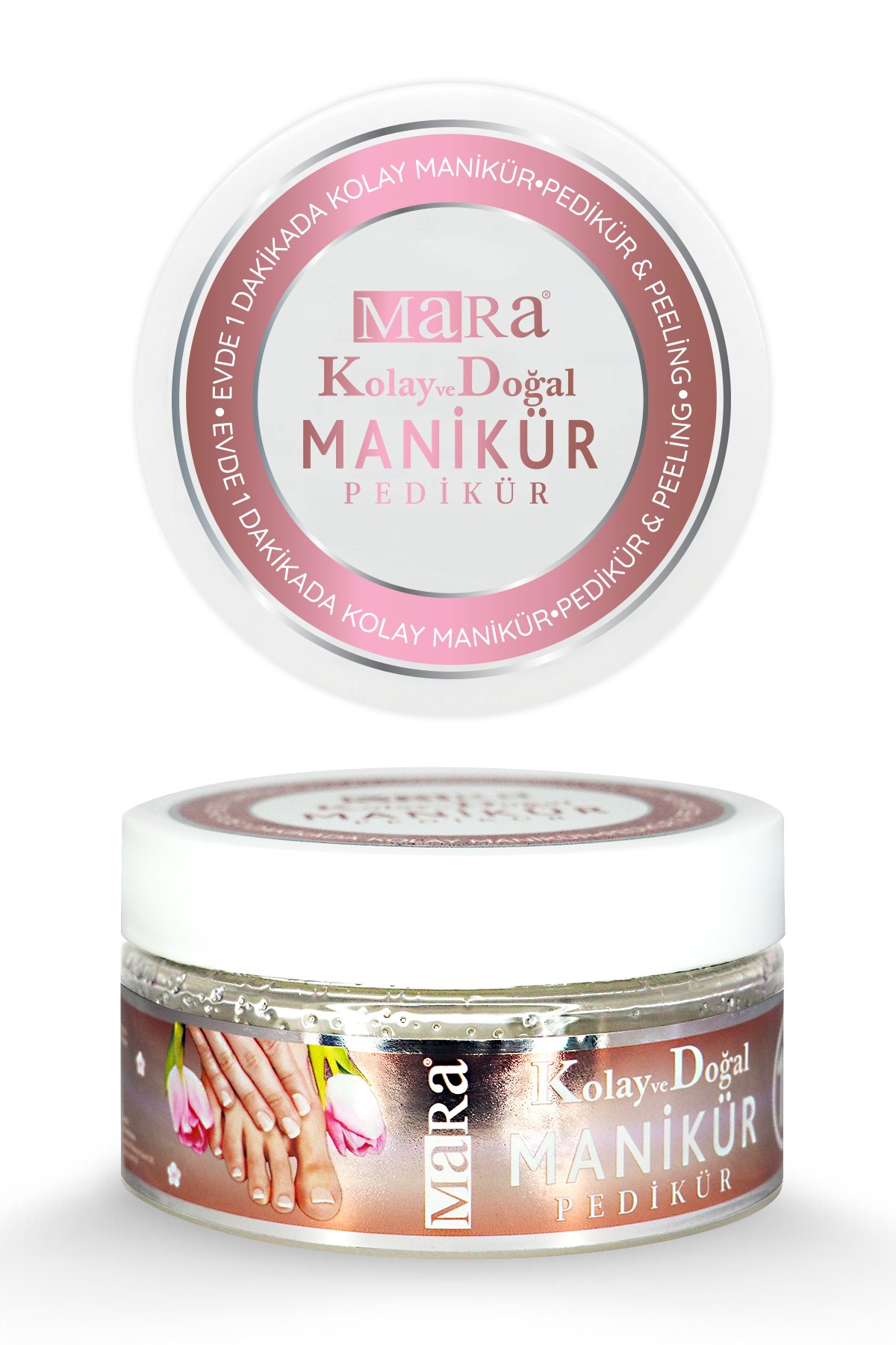 Mara Kalıcı Oje Seti 01 Black + Manikür Peeling Hediye