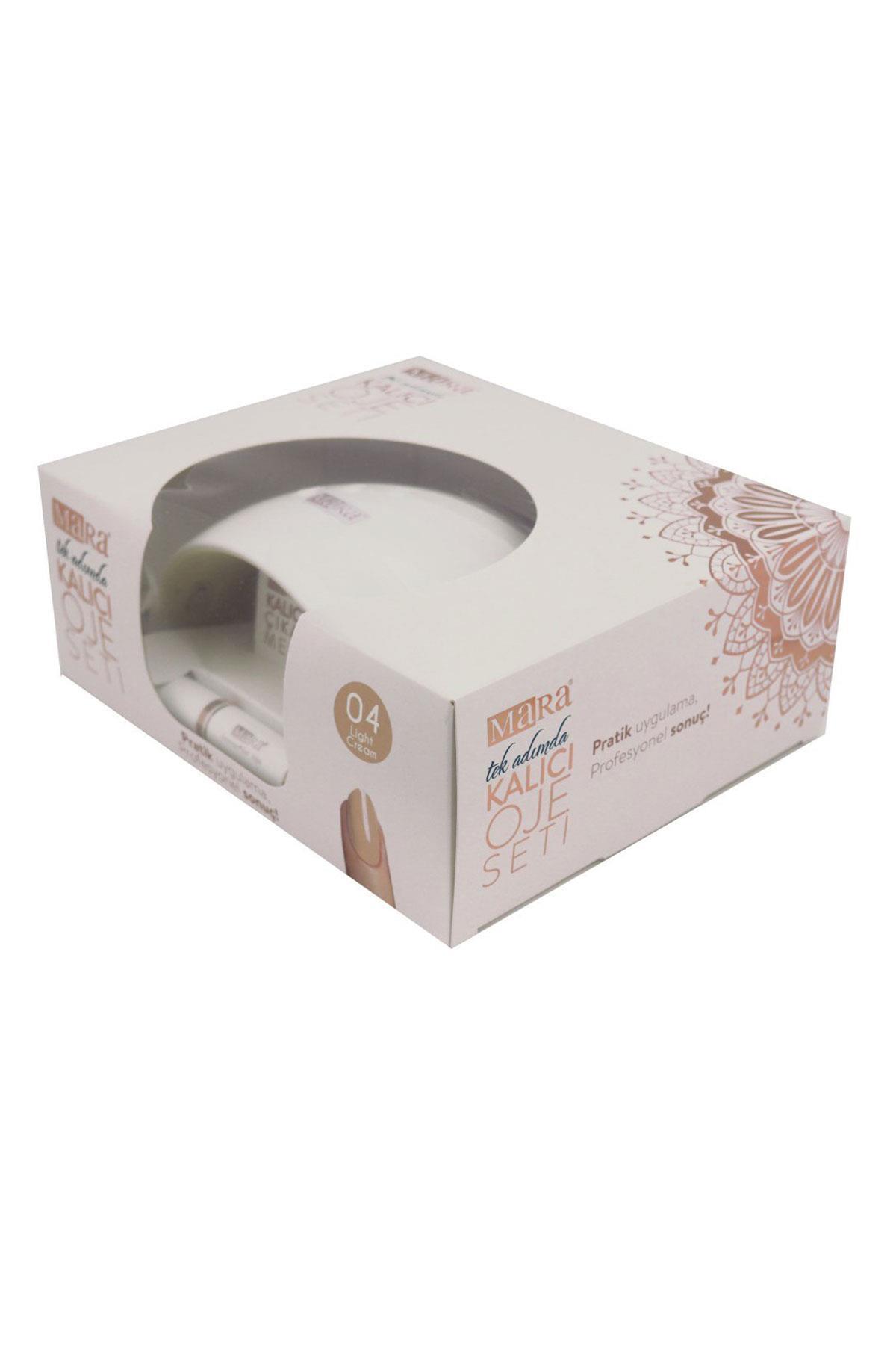 Mara Kalıcı Oje Seti 04 Light Cream