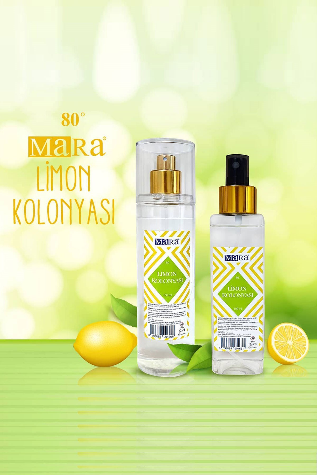 Mara Klasik Limon Kolonyası 150 ML