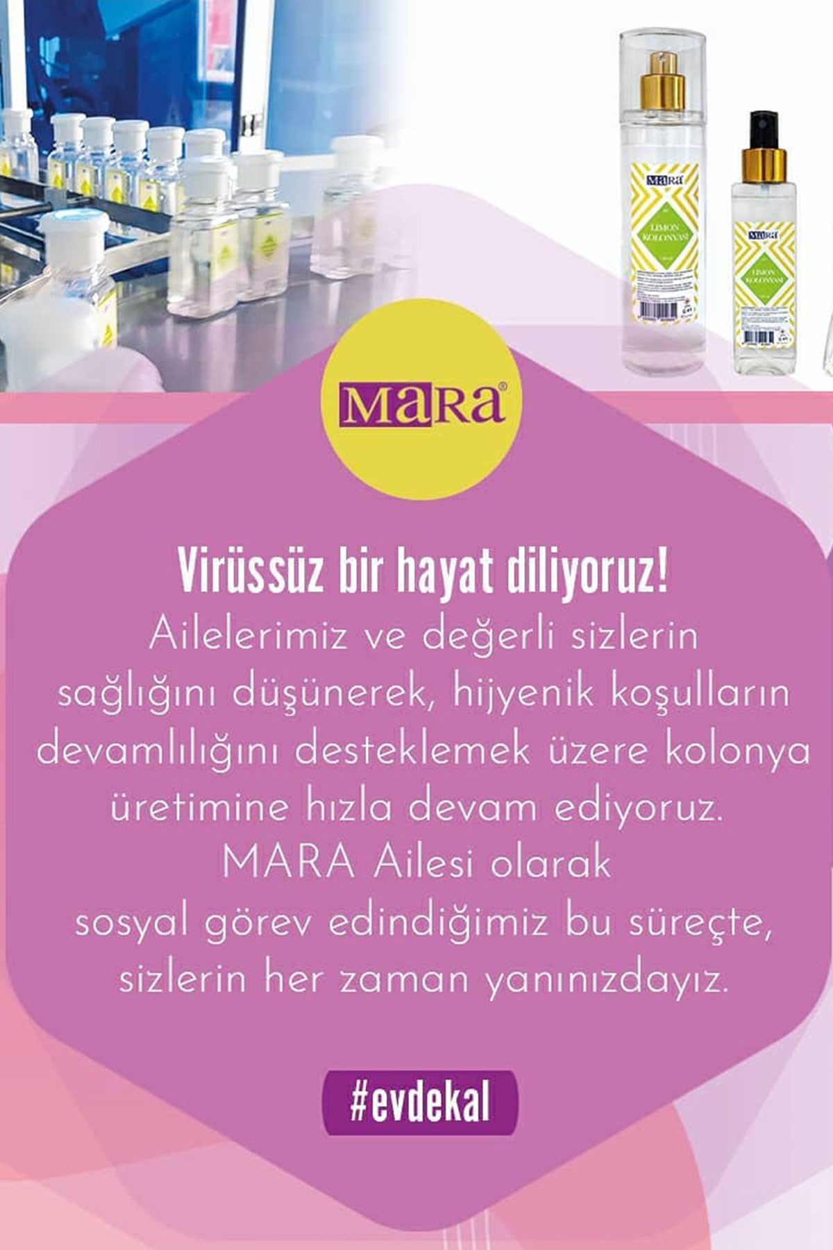 Mara Klasik Limon Kolonyası 150 ML