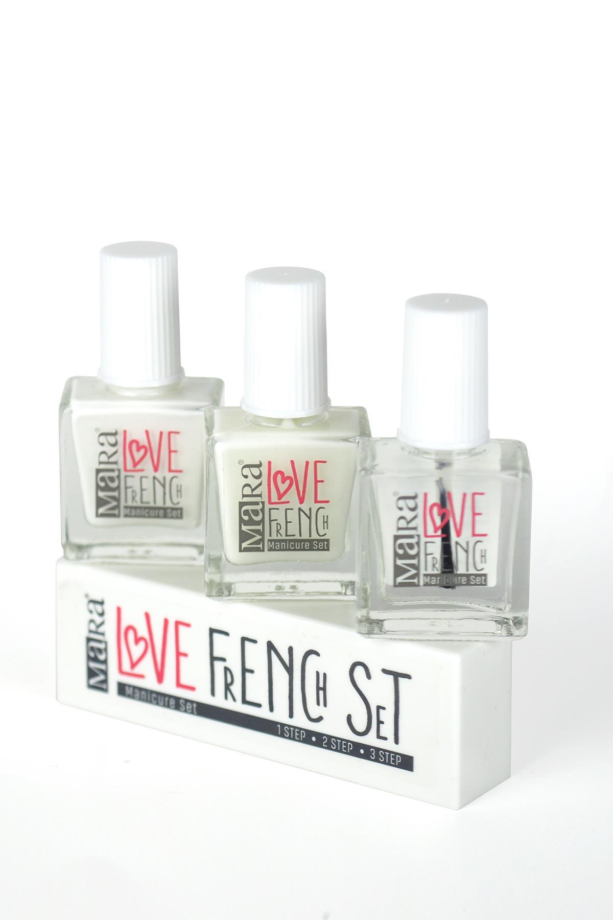 Mara Love French Manicure Set Beyaz