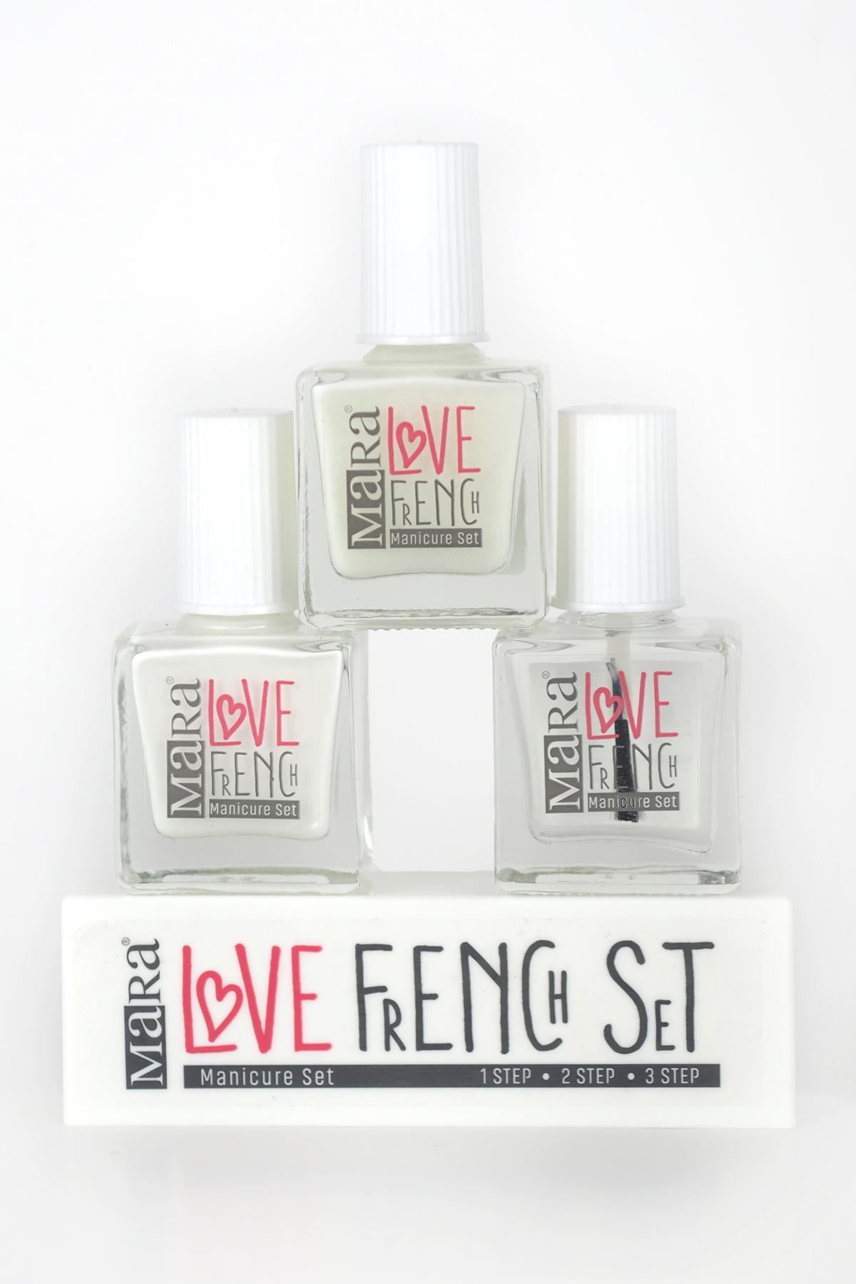 Mara Love French Manicure Set Beyaz
