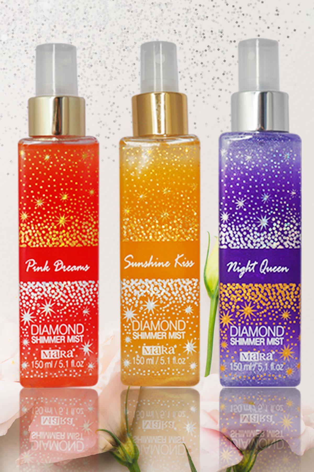 Mara Night Queen Diamond Shimmer Mist Vücut Spreyi Silver