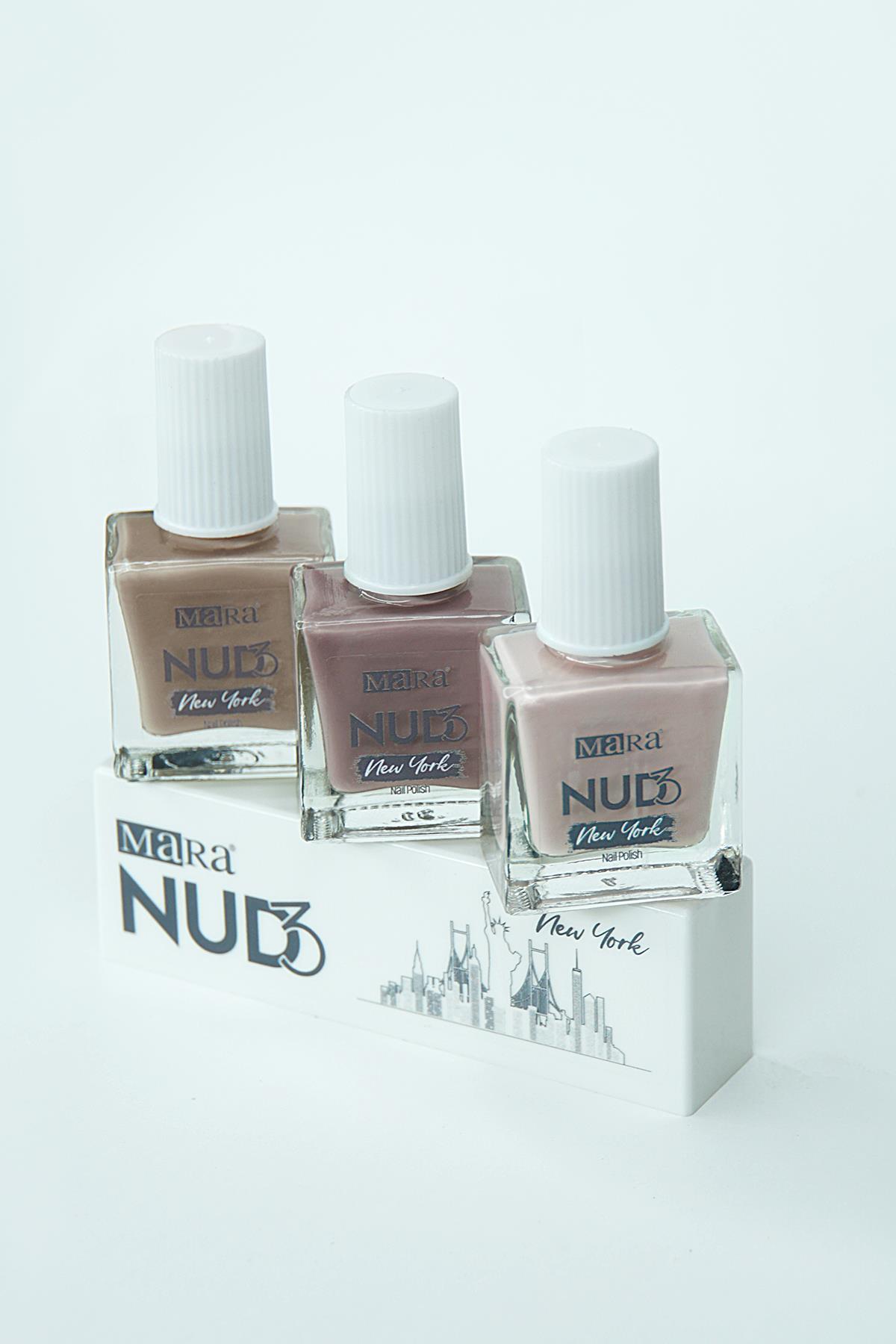 Mara Nude Oje Serisi 3'lü New York
