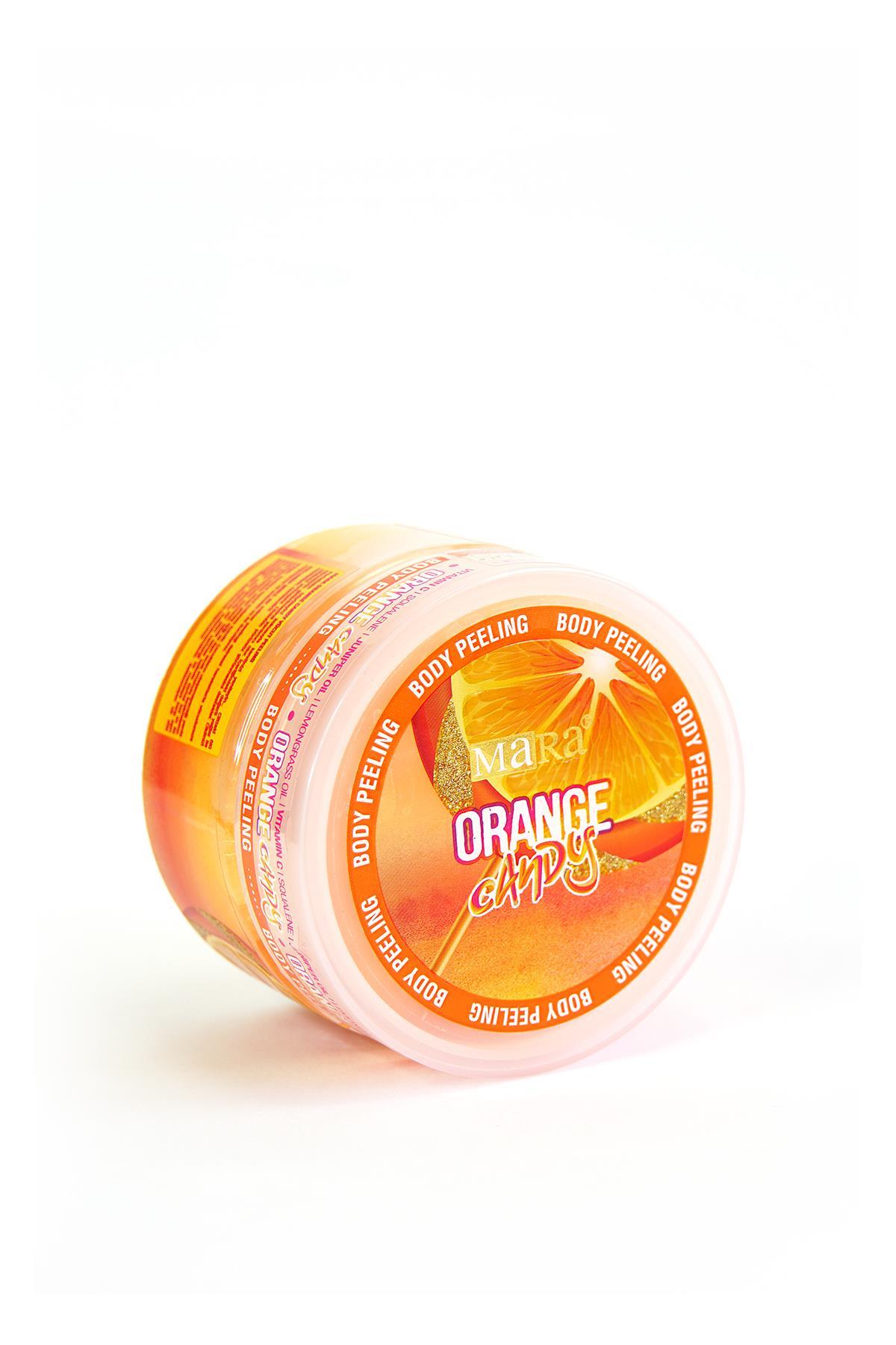 Mara Orange Candy Değerli Yağlar İçeren Portakal Şekeri Vücut Peeling 300gr