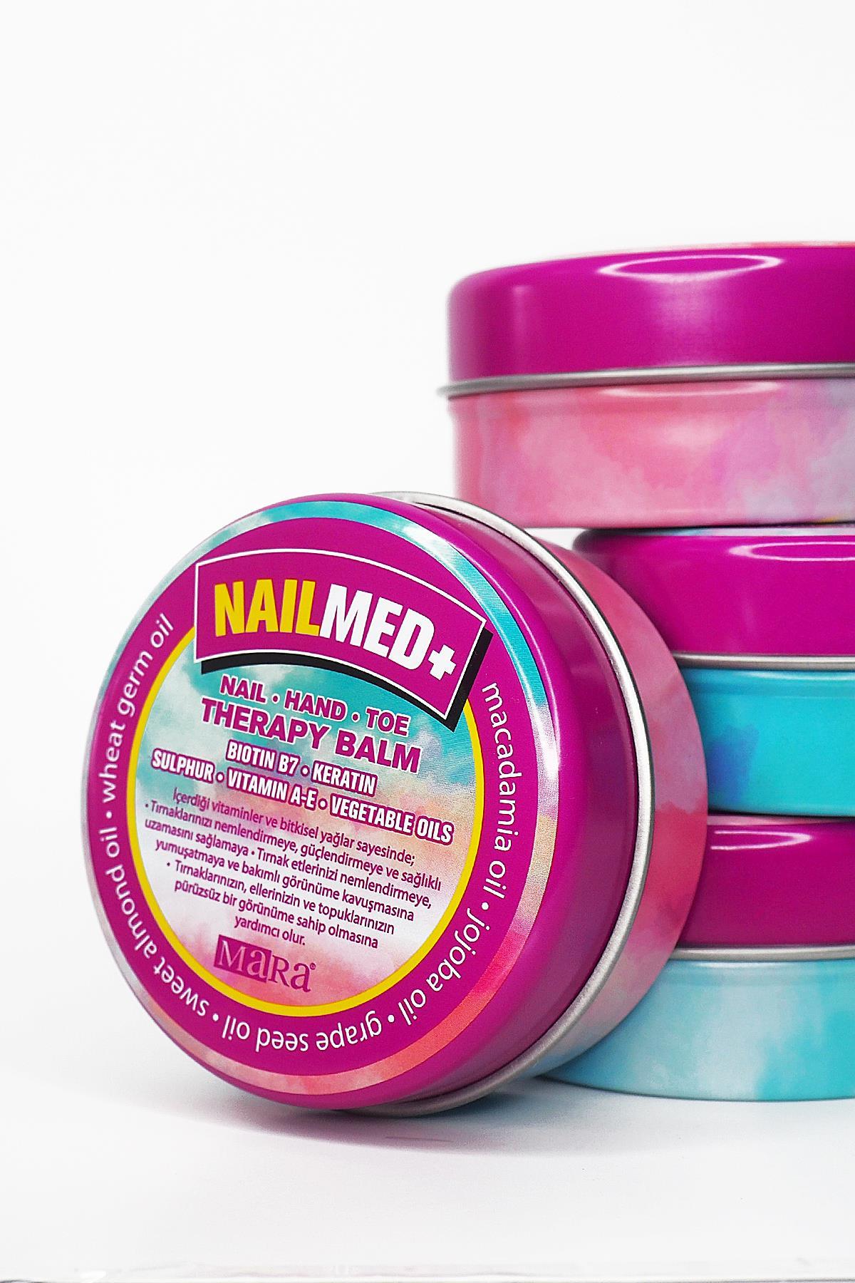 Mara Quick Manikür 300gr + NailMED+ Biotin 60ml Tırnak El Ayak Bakım Seti
