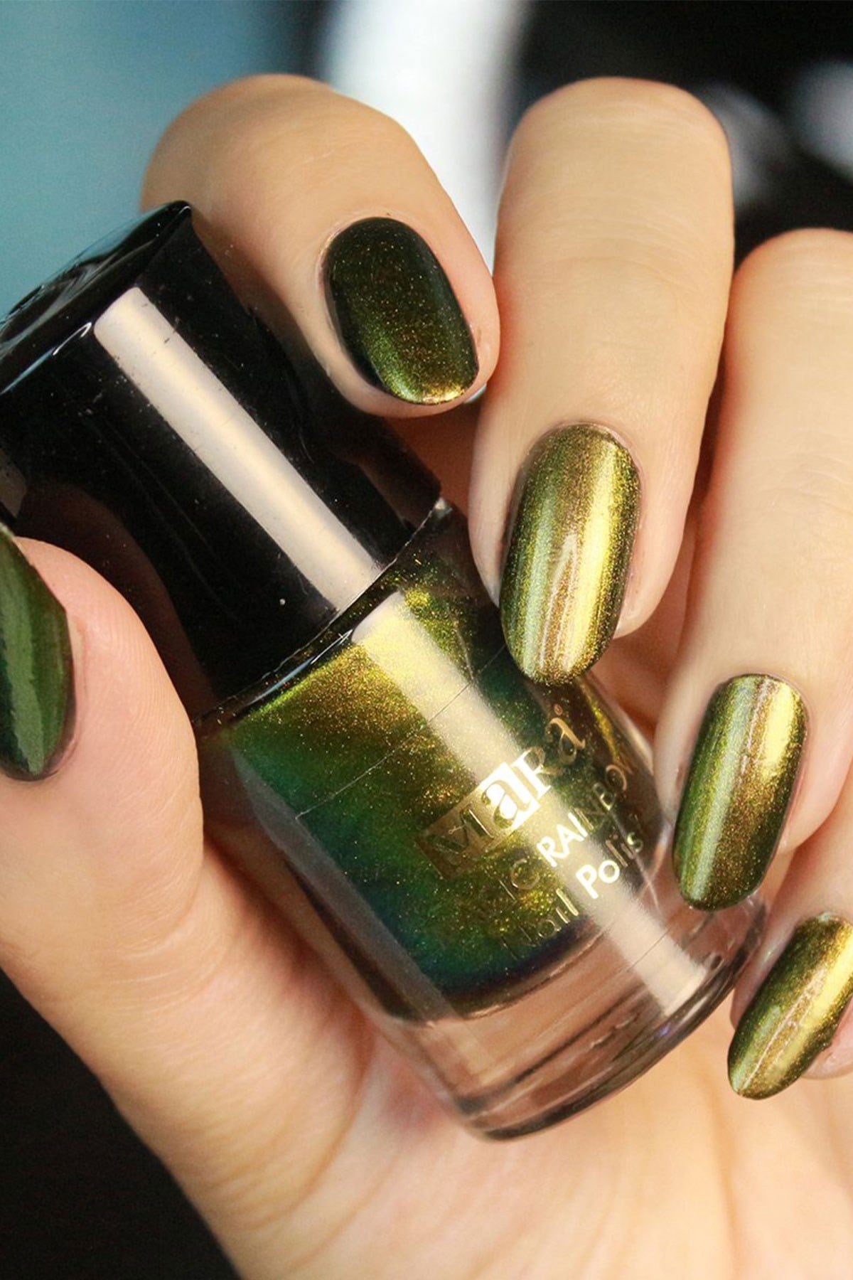 Mara Rainbow Nail Polish Bronze - Gold - Green