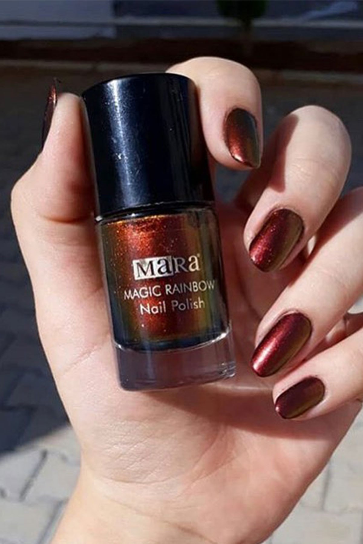 Mara Rainbow Nail Polish Oje Copper - Bronze - Gold