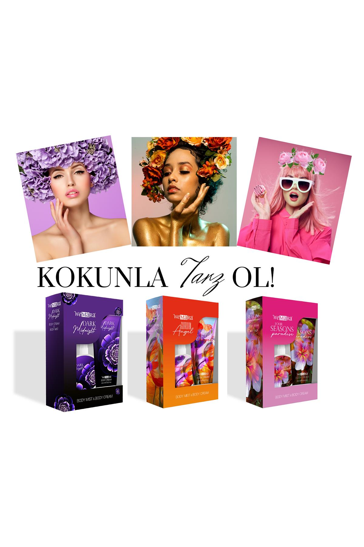 WEMARA FOUR SEASONS PARADISE BODY MIST + BODY CREAM