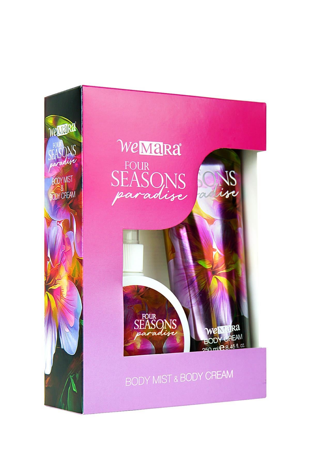 WEMARA FOUR SEASONS PARADISE BODY MIST + BODY CREAM