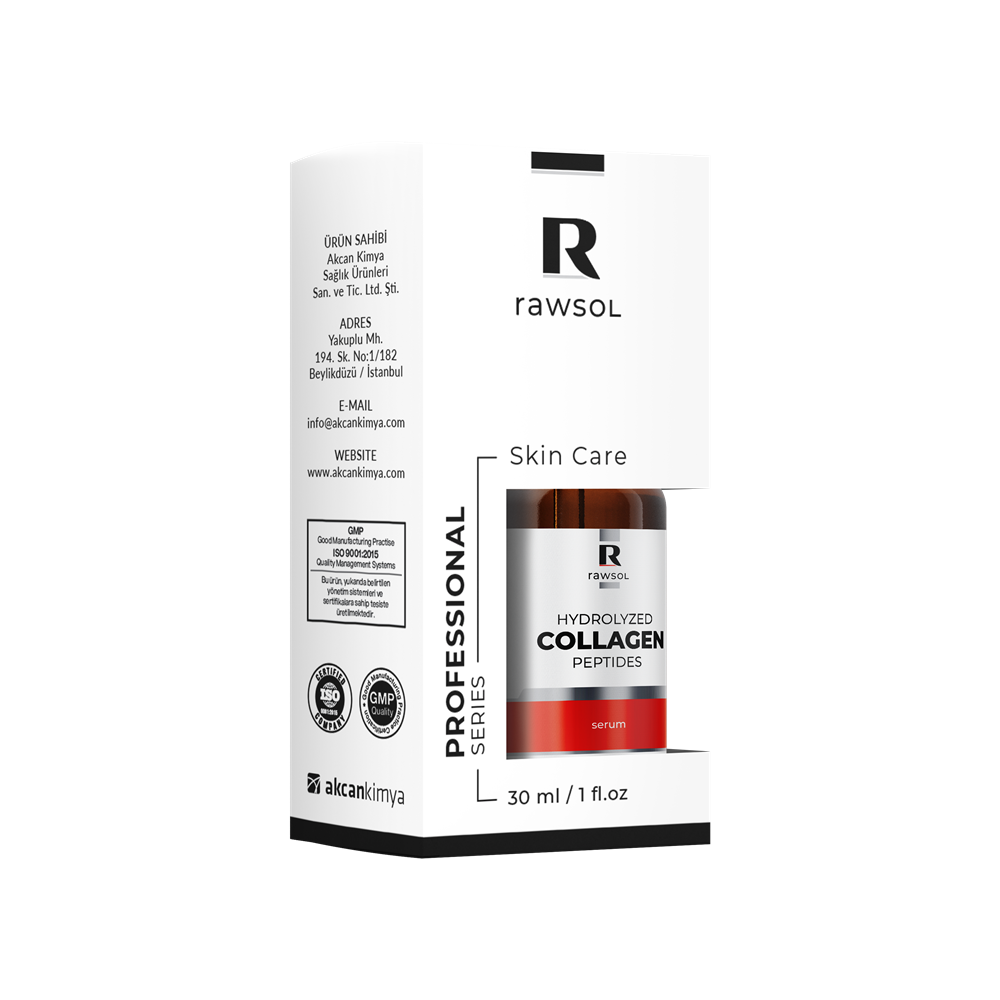 RawSol Hydrolyzed Collagen Peptides Cilt Bakım Serumu 30 ml