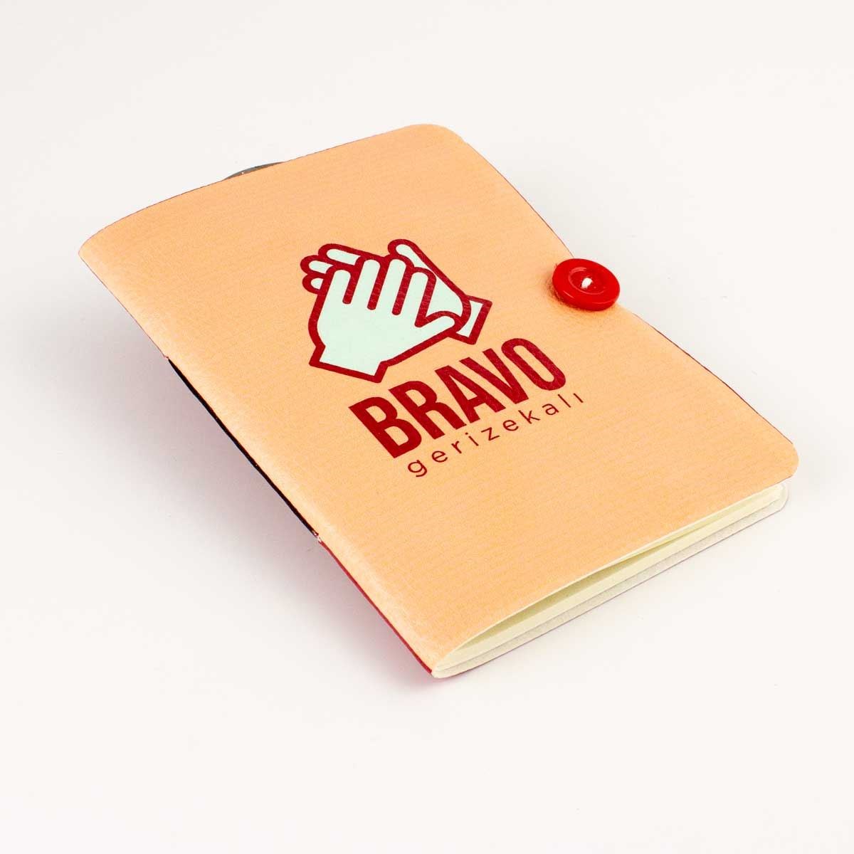Bravo Gerizekalı Düğmeli Defter