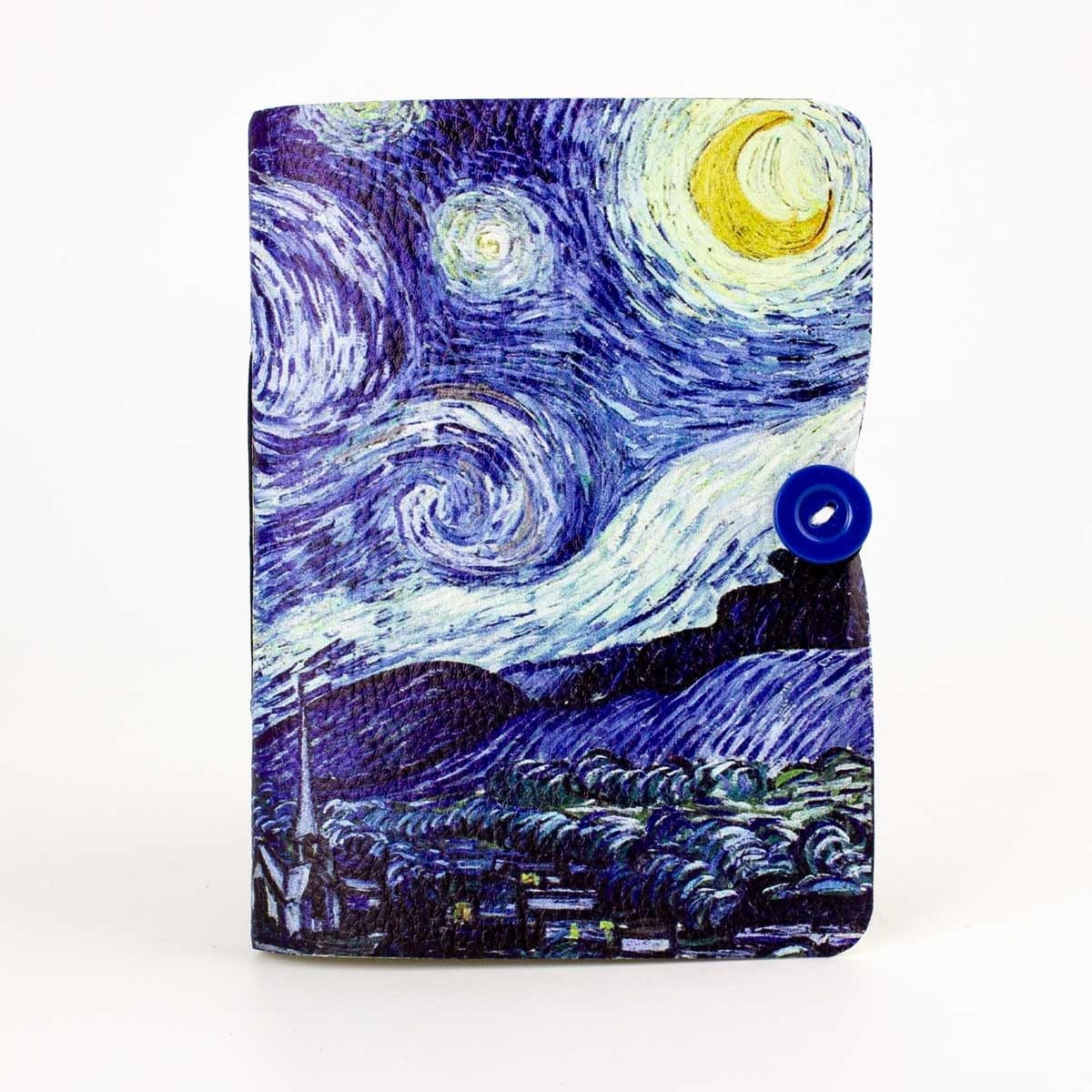 Yıldızlı Gece Düğmeli Defter