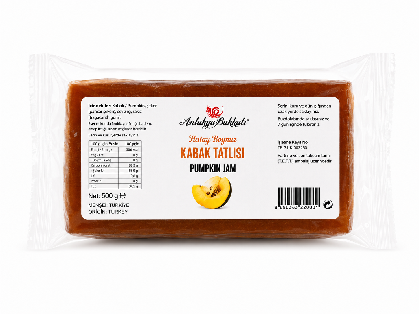 Çıtır Boynuz Kabak 500 g