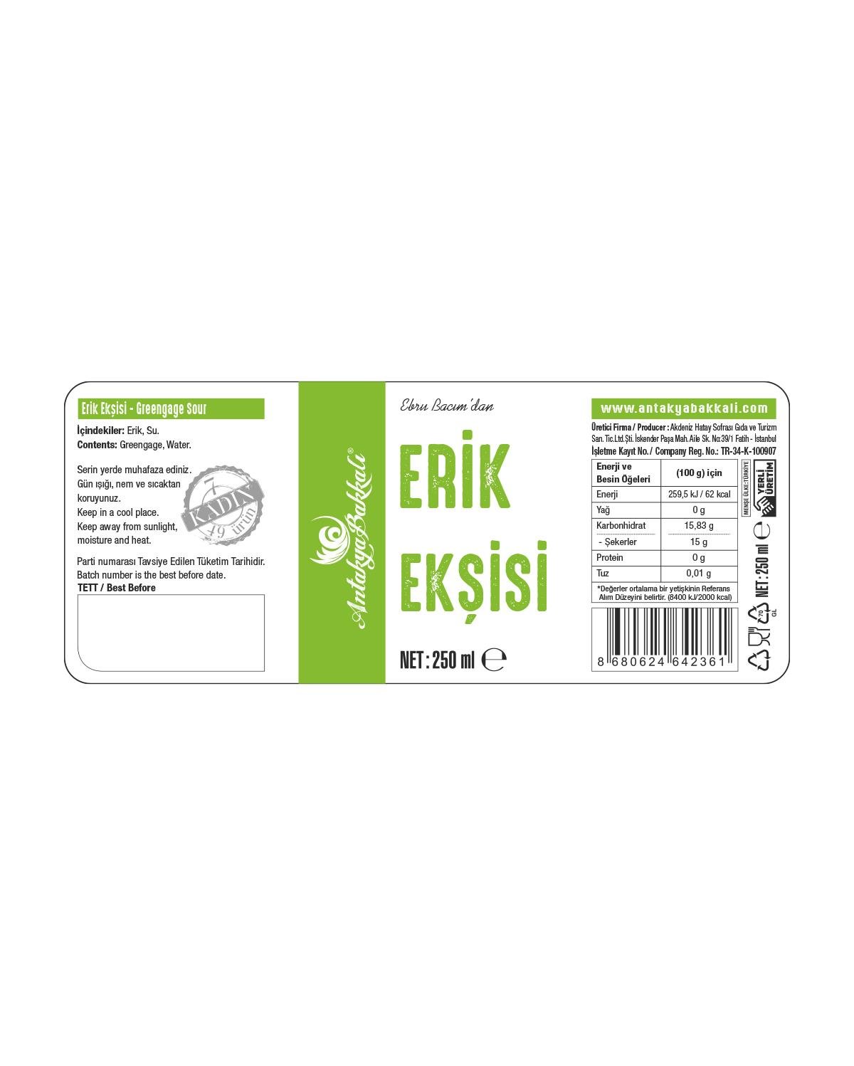 Erik Ekşisi 250 ml