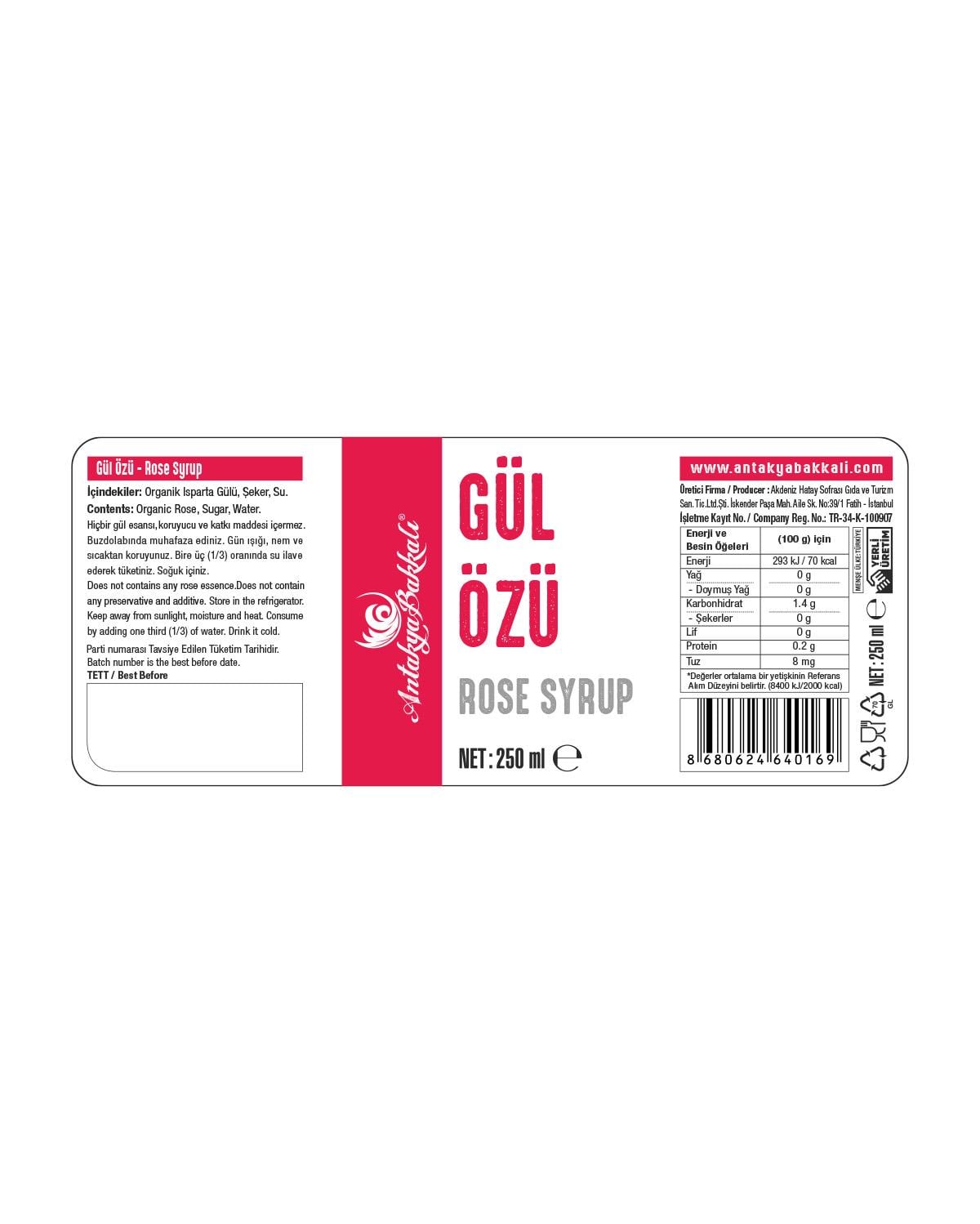 Gül Özü 250 ml
