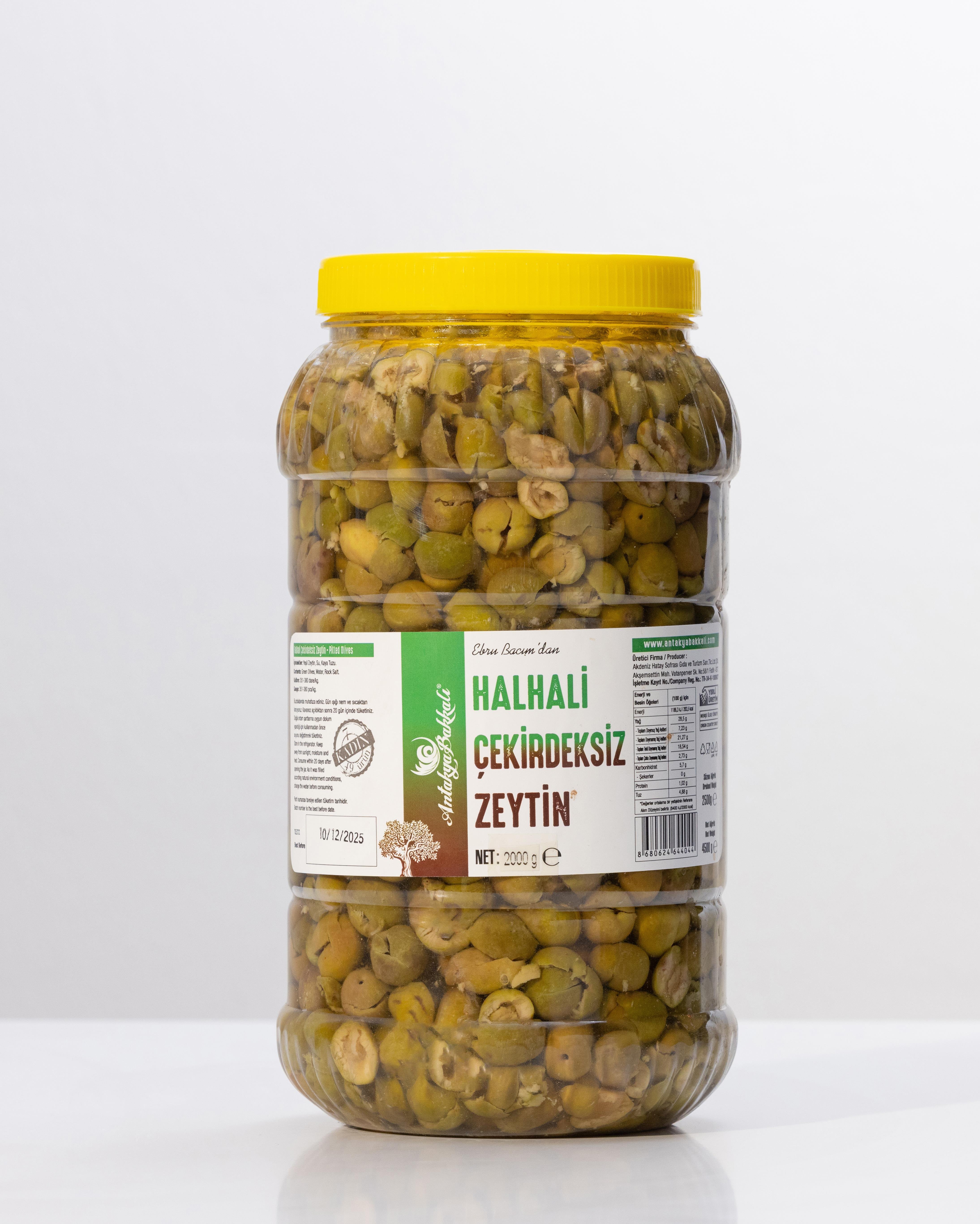 Halhali Çekirdeksiz Zeytin 2000 g
