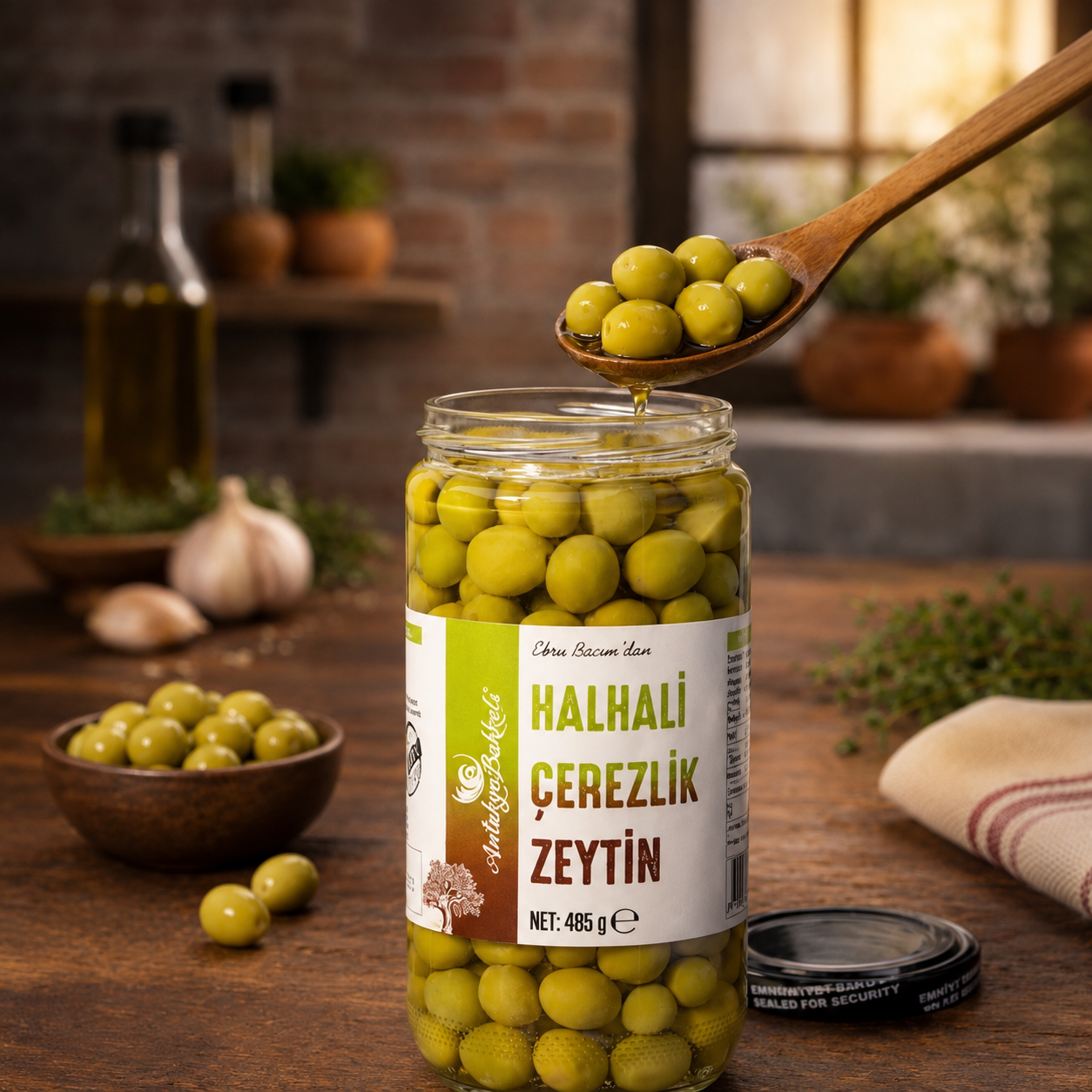 Halhali Çerezlik Zeytin 465 g    