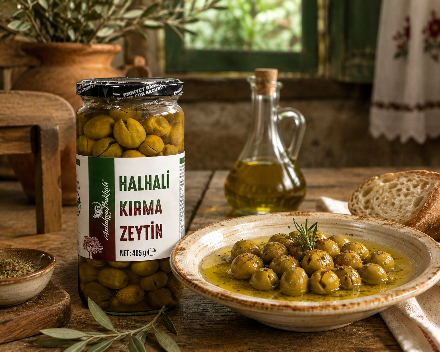 Halhali Kırma Zeytin 465 g