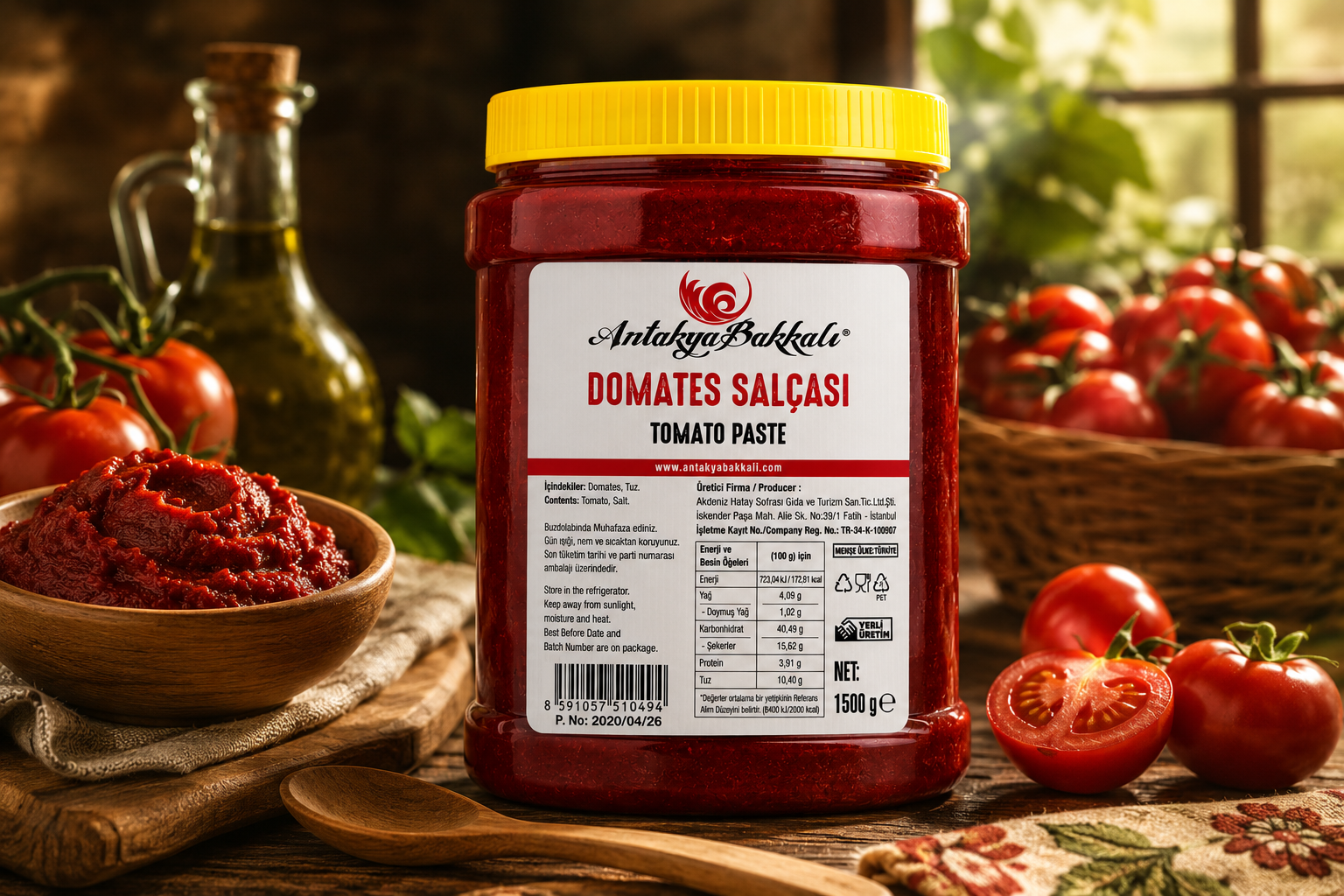 Hatay Domates Salçası 2000 g