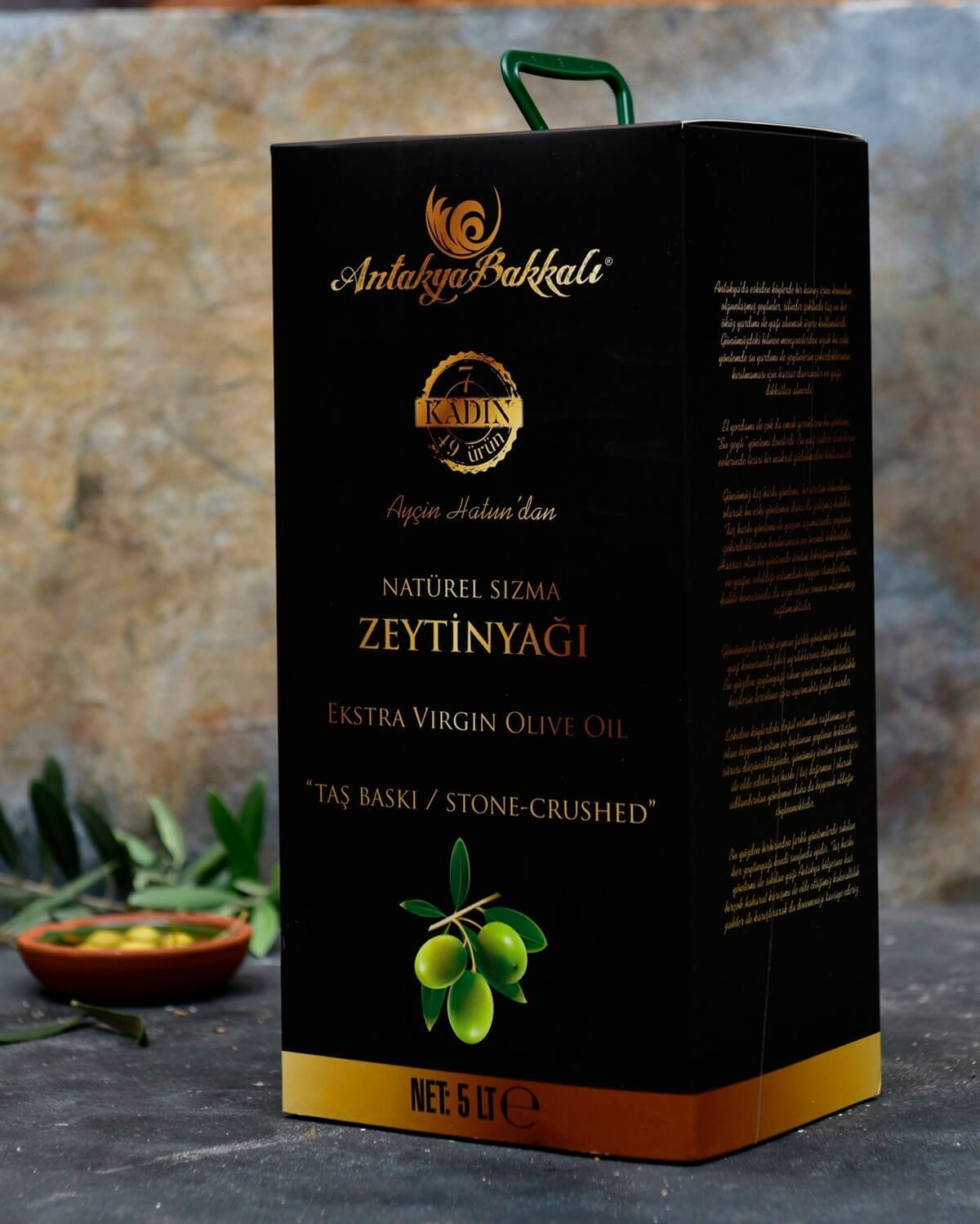 TAŞ BASKI SIZMA ZEYTİNYAĞI