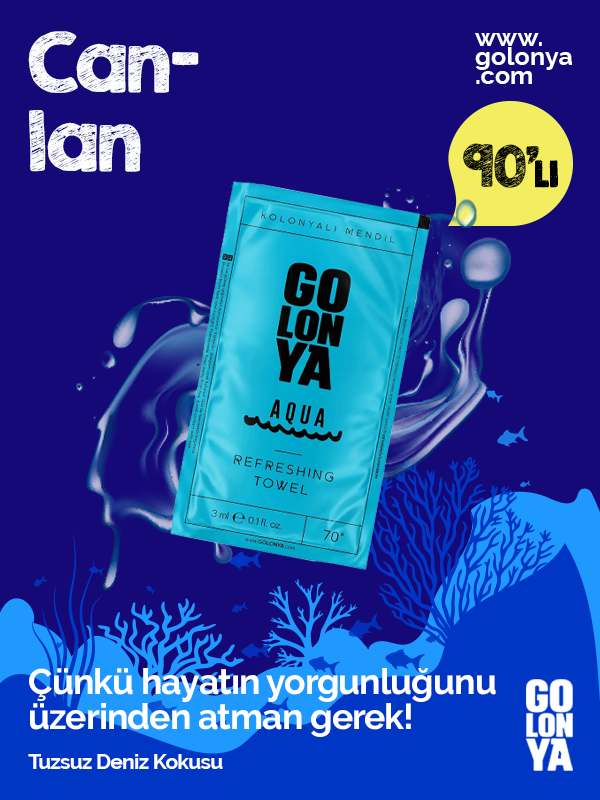 AQUA Kolonyalı Mendil 90lı 
