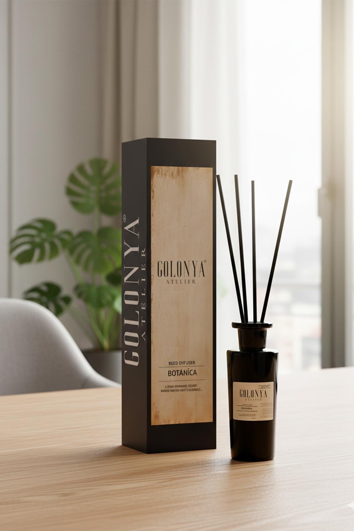 Botanica Niche Seri Premium Oda & Ofis Ortam Kokusu 200ML Bambu Çubuklu