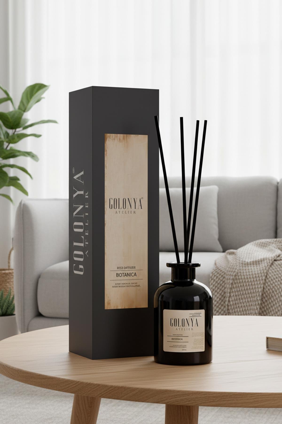 Botanica Niche Seri Premium Oda & Ofis Ortam Kokusu 250ML Bambu Çubuklu