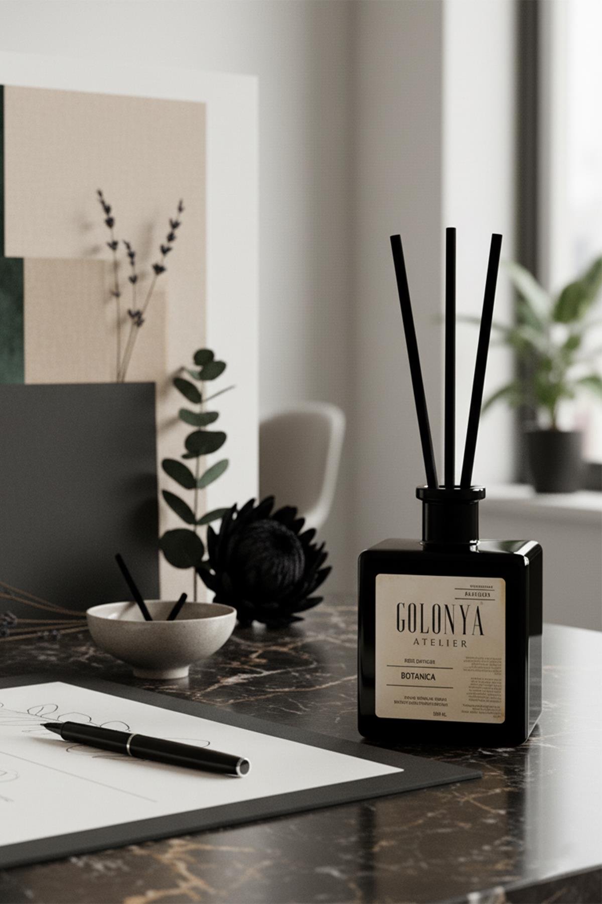 Botanica Niche Seri Premium Oda & Ofis Ortam Kokusu 500ML Bambu Çubuklu