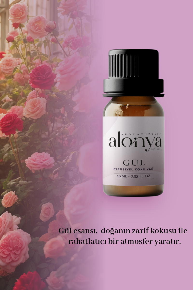 GÜL ESANSİYEL UÇUCU KOKU YAĞI ORTAM KOKUSU DOĞAL YAĞ
