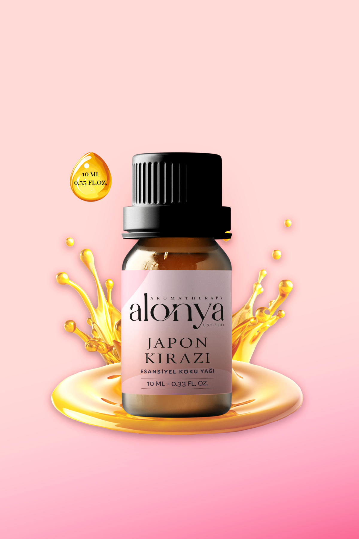 JAPON KİRAZI ESANSİYEL UÇUCU KOKU YAĞI ORTAM KOKUSU DOĞAL YAĞ AROMATERAPİ YAĞI 10 ML