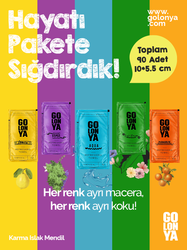 Karma Kolonyalı Mendil 90lı 