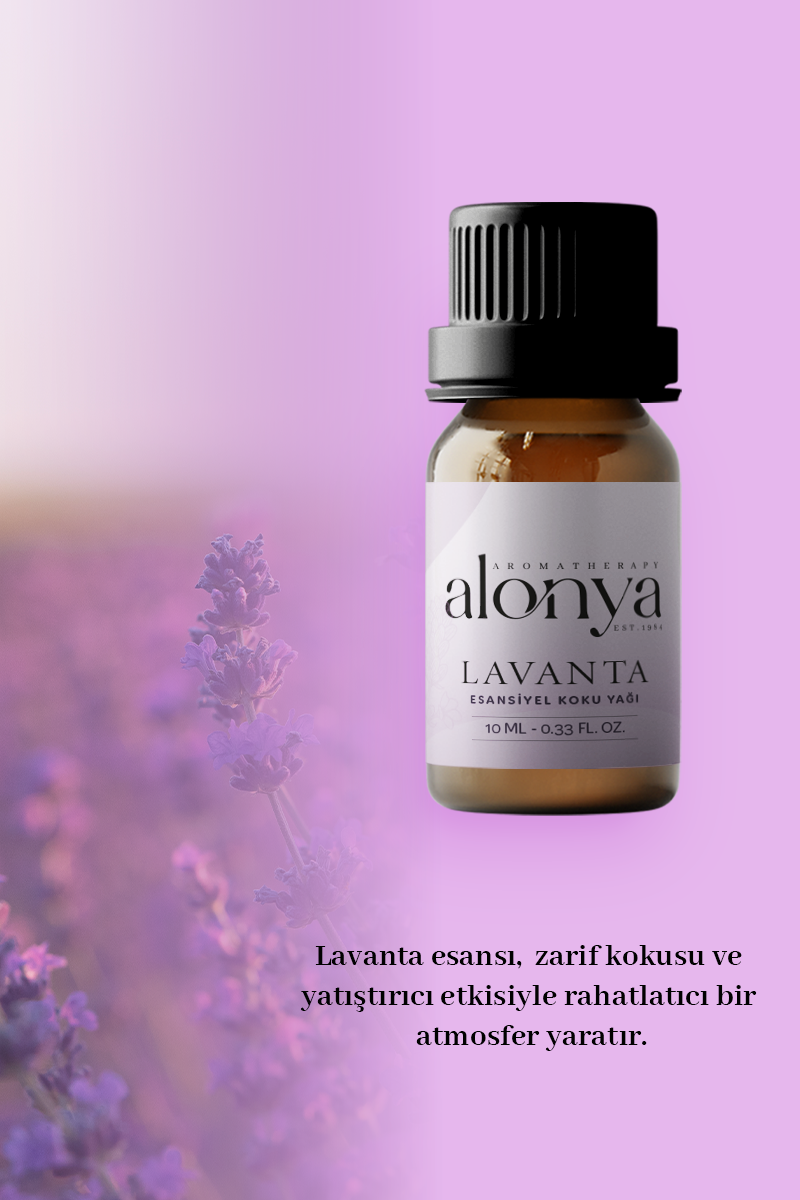LAVANTA ESANSİYEL UÇUCU KOKU YAĞI ORTAM KOKUSU DOĞAL YAĞ AROMATERAPİ YAĞI 10 ML