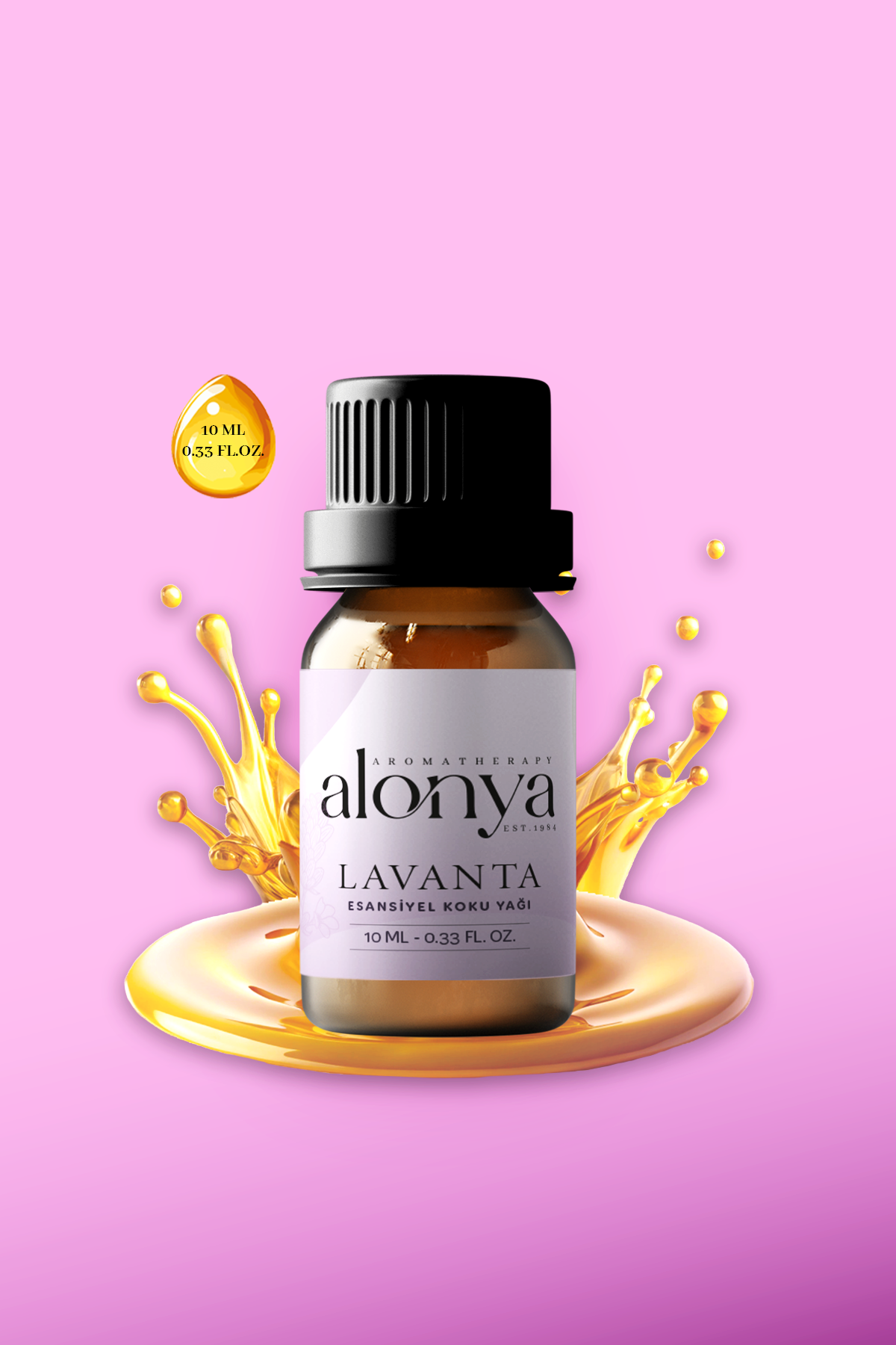 LAVANTA ESANSİYEL UÇUCU KOKU YAĞI ORTAM KOKUSU DOĞAL YAĞ AROMATERAPİ YAĞI 10 ML